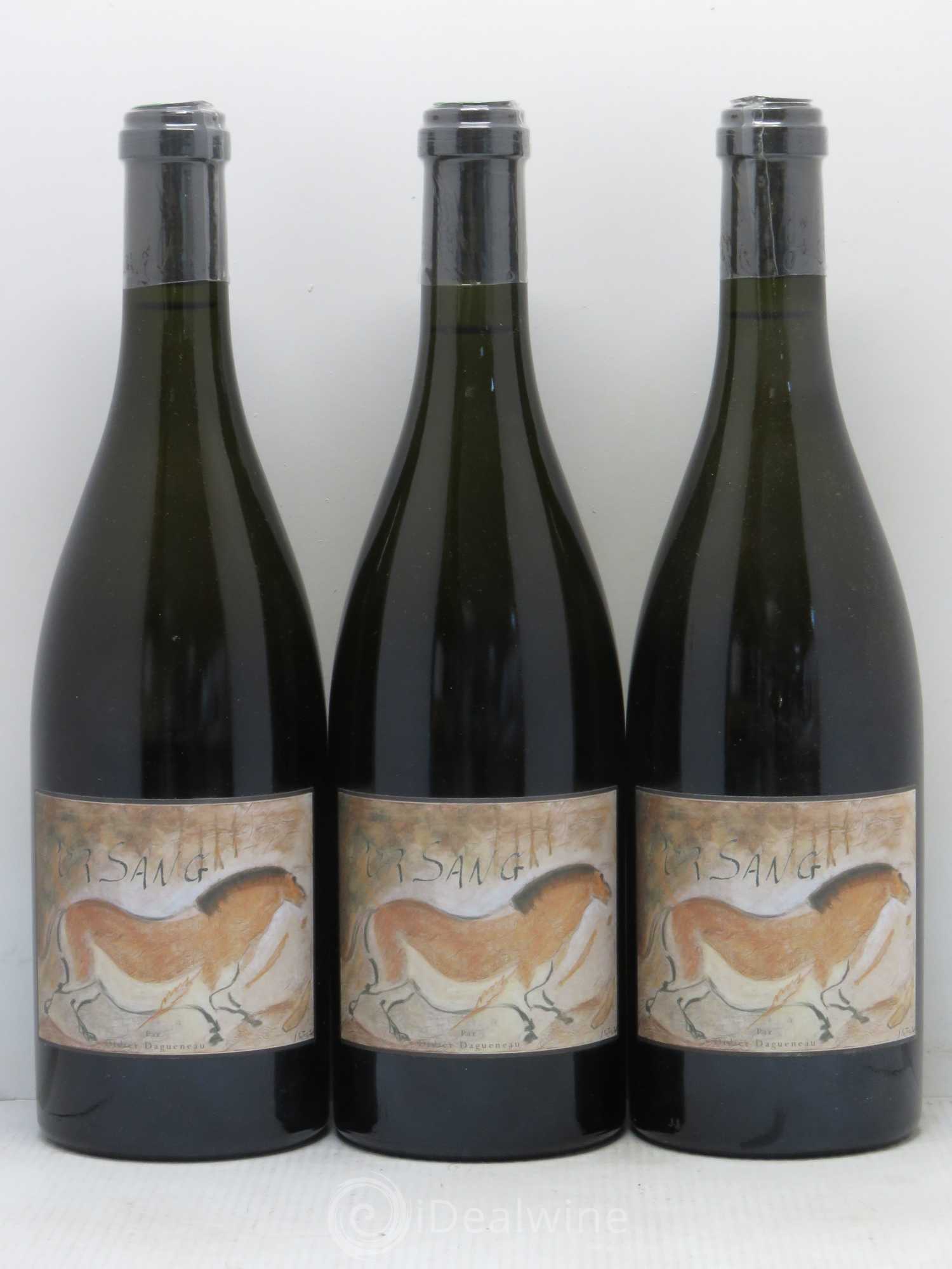 Vin de France (anciennement Pouilly-Fumé) Pur Sang Dagueneau (Domaine Didier - Louis-Benjamin) 2002 - Lot de 3 bouteilles - 0