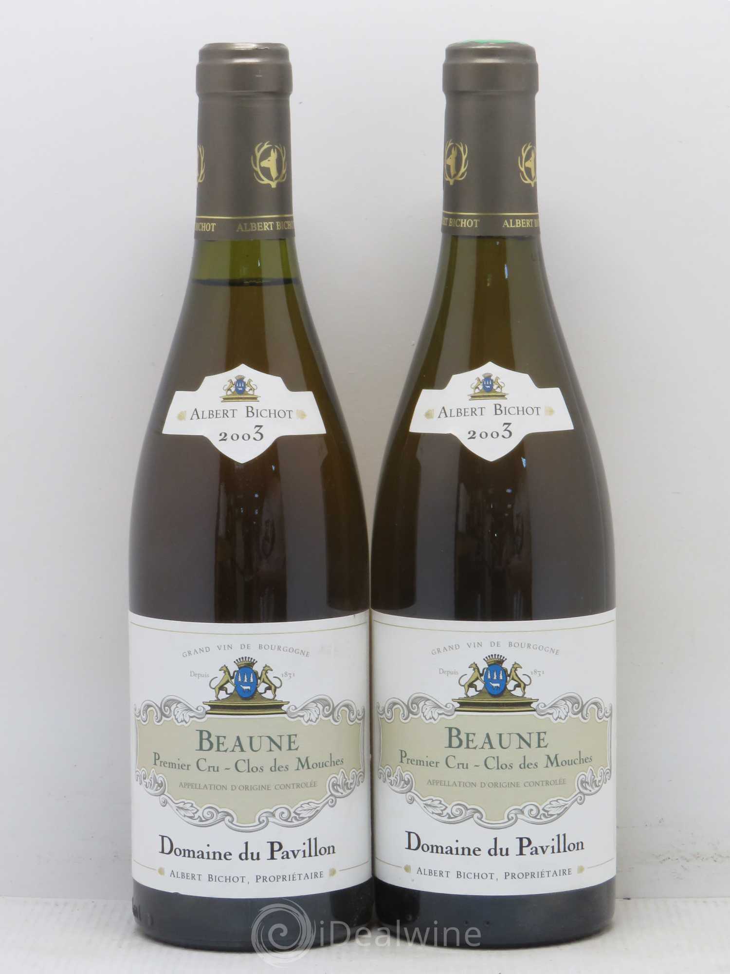Beaune 1er Cru Domaine du Pavillon - Albert Bichot (sans prix de réserve) 2003 - Posten von 2 Flaschen - 0