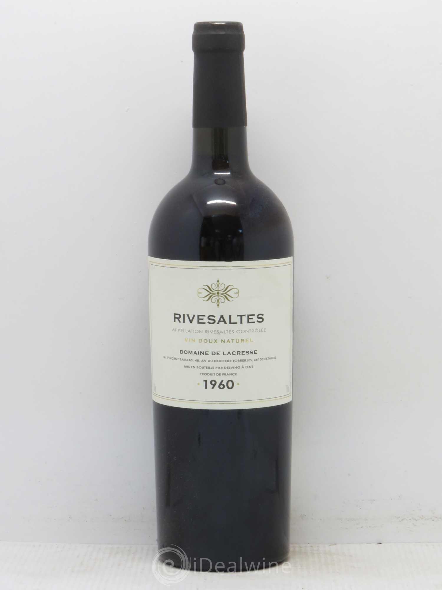 Rivesaltes Lacresse (Domaine de) 1960 - Posten von 1 Flasche - 0