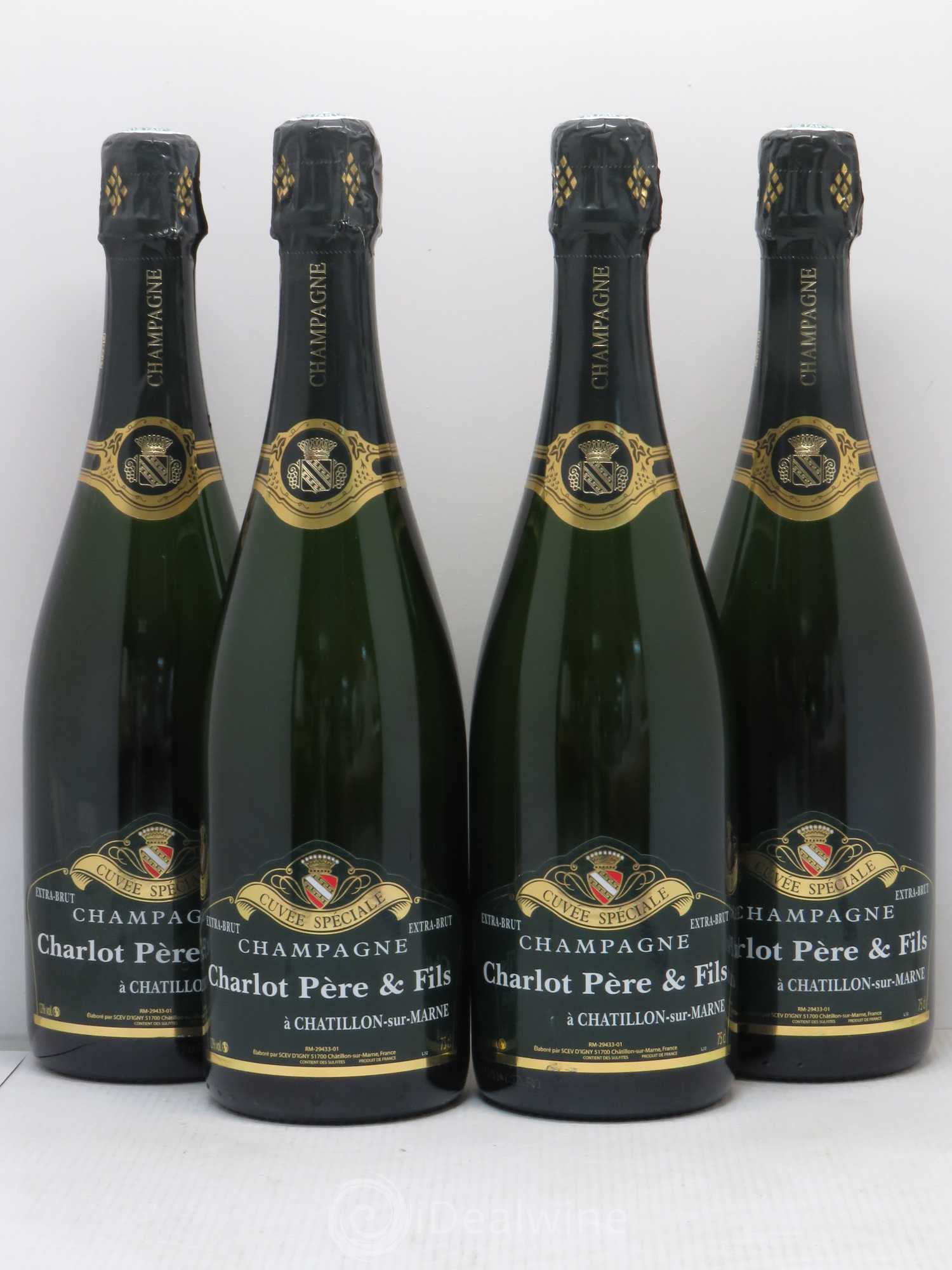Brut Nature Cuvée Spéciale Charlot Père & Fils 2013 - Lot de 4 bouteilles - 0