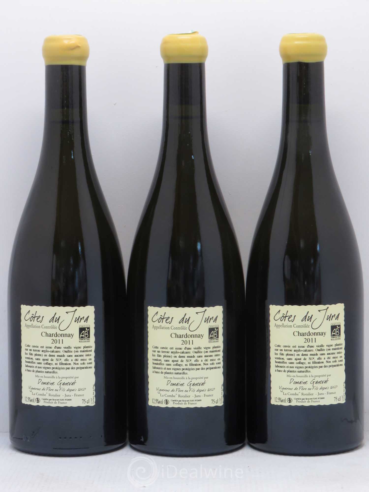 Côtes du Jura Les Chamois du Paradis Jean-François Ganevat (Domaine) 2011 - Lot de 3 bouteilles - 1