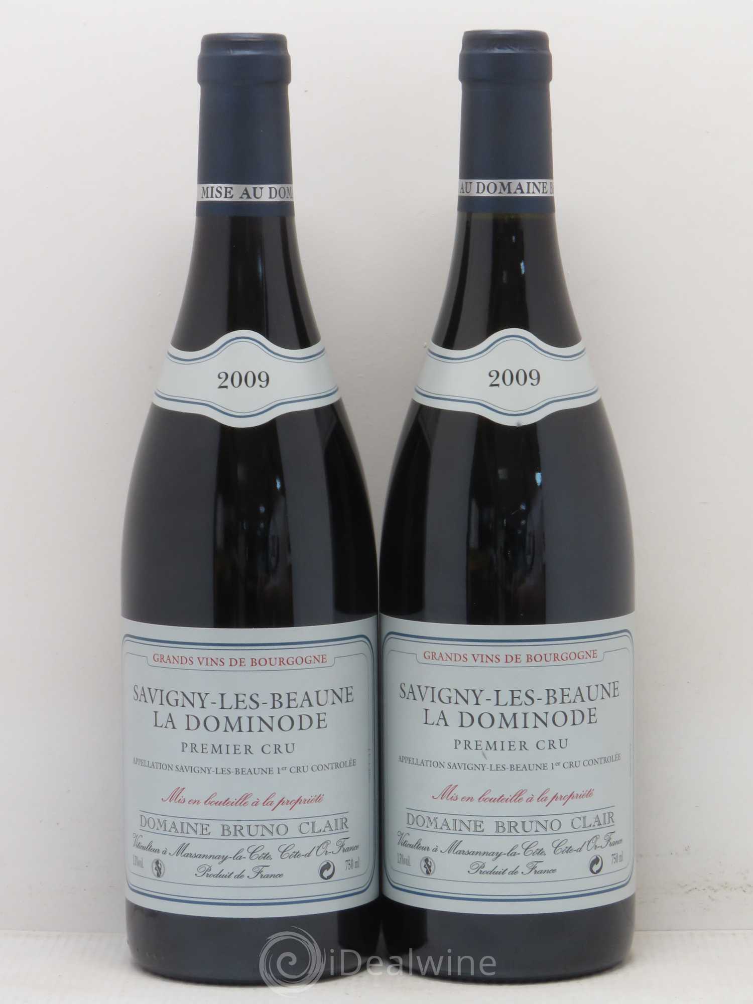 Savigny-lès-Beaune 1er Cru La Dominode Bruno Clair (Domaine) 2009 - Lot de 2 bouteilles - 0