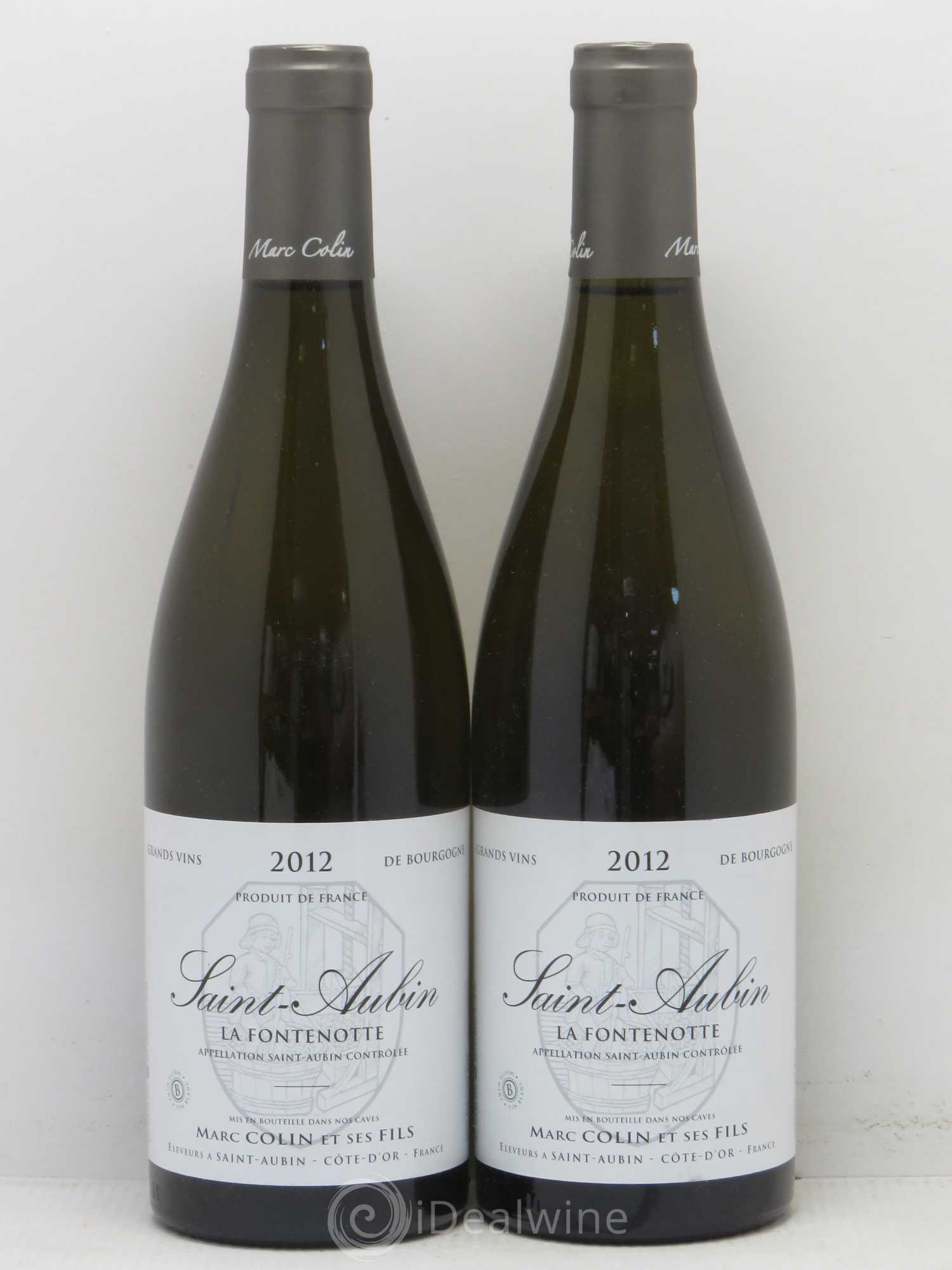 Saint-Aubin La Fontenotte Marc Colin & Fils 2012 - Lot de 2 bouteilles - 0