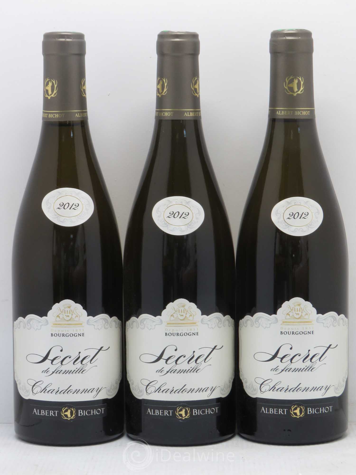 Bourgogne Chardonnay Secret de Famille Bichot 2012 - Posten von 6 Flaschen - 2