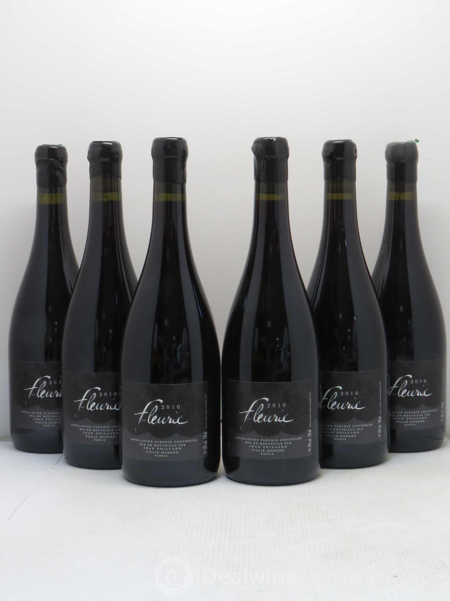 Fleurie Jean Foillard 2010 - Lot de 6 bouteilles - 0