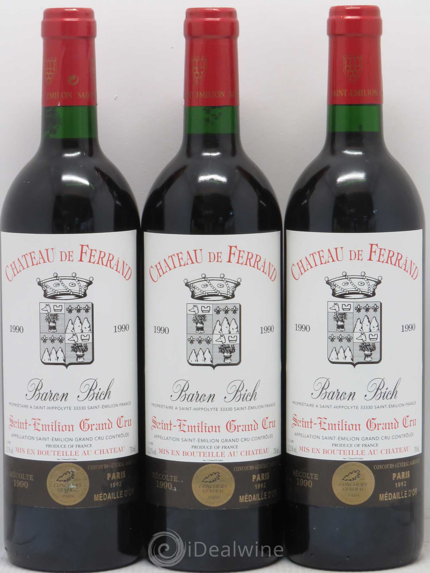 Château Ferrand 1990 - Lot de 6 bouteilles - 2