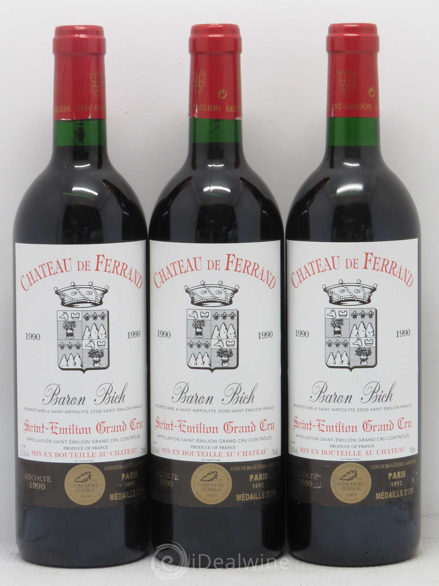 Château Ferrand 1990 - Lot de 6 bouteilles - 2