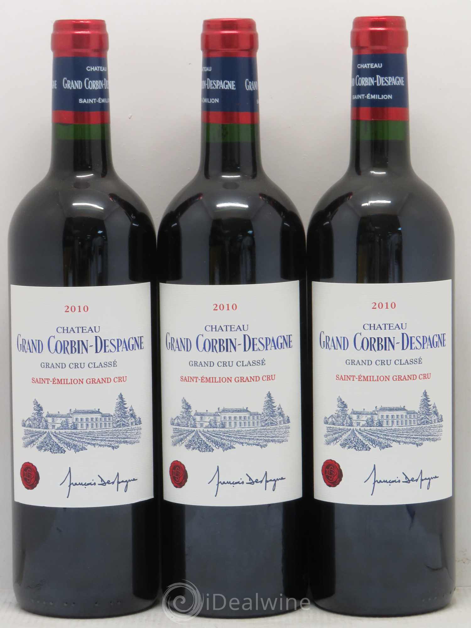 Château Grand Corbin Despagne Grand Cru Classé 2010 - Lot de 12 bouteilles - 3