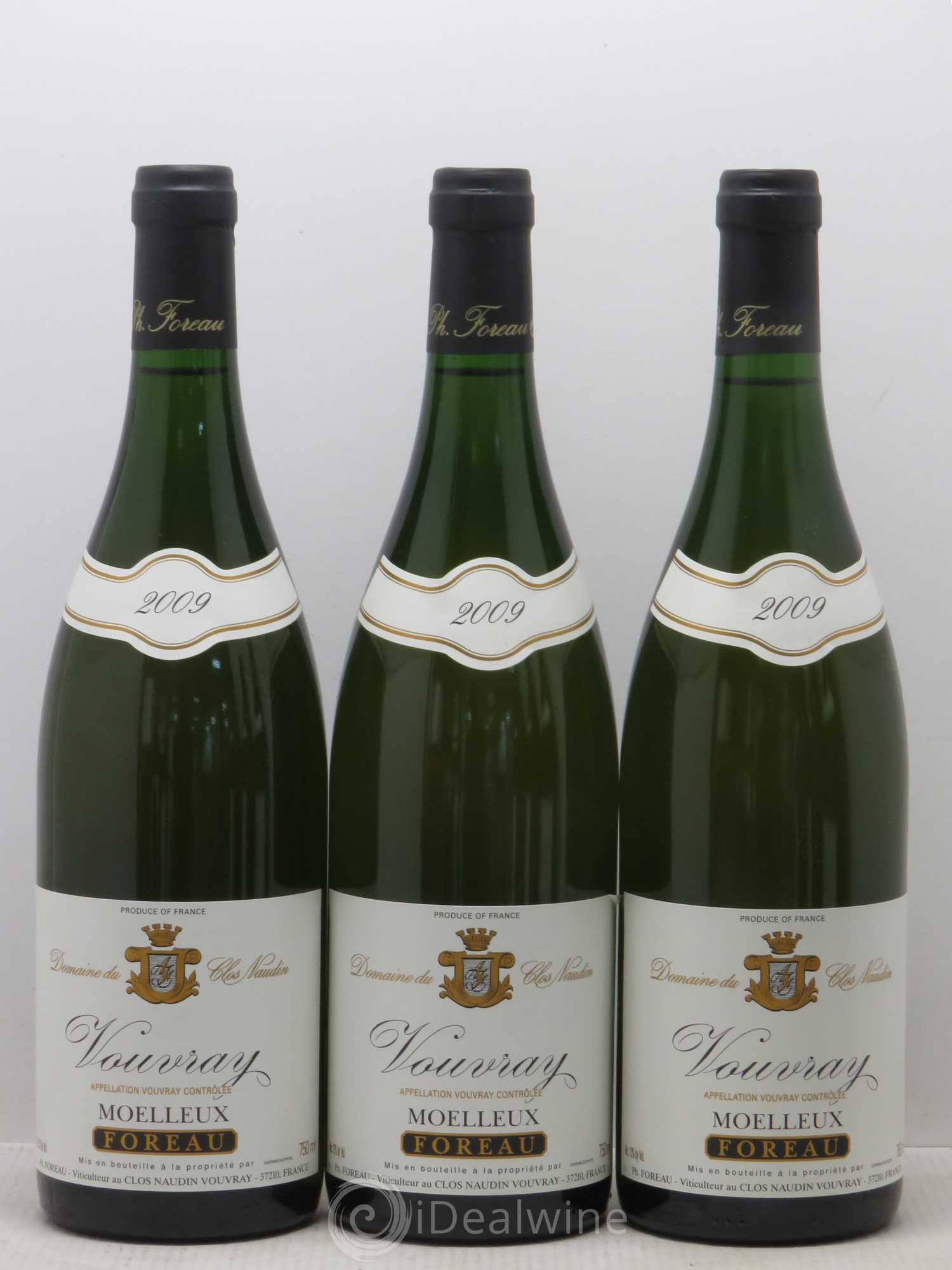 Vouvray Moelleux Réserve Clos Naudin - Philippe Foreau 2009 - Lotto di 6 bottiglie - 1