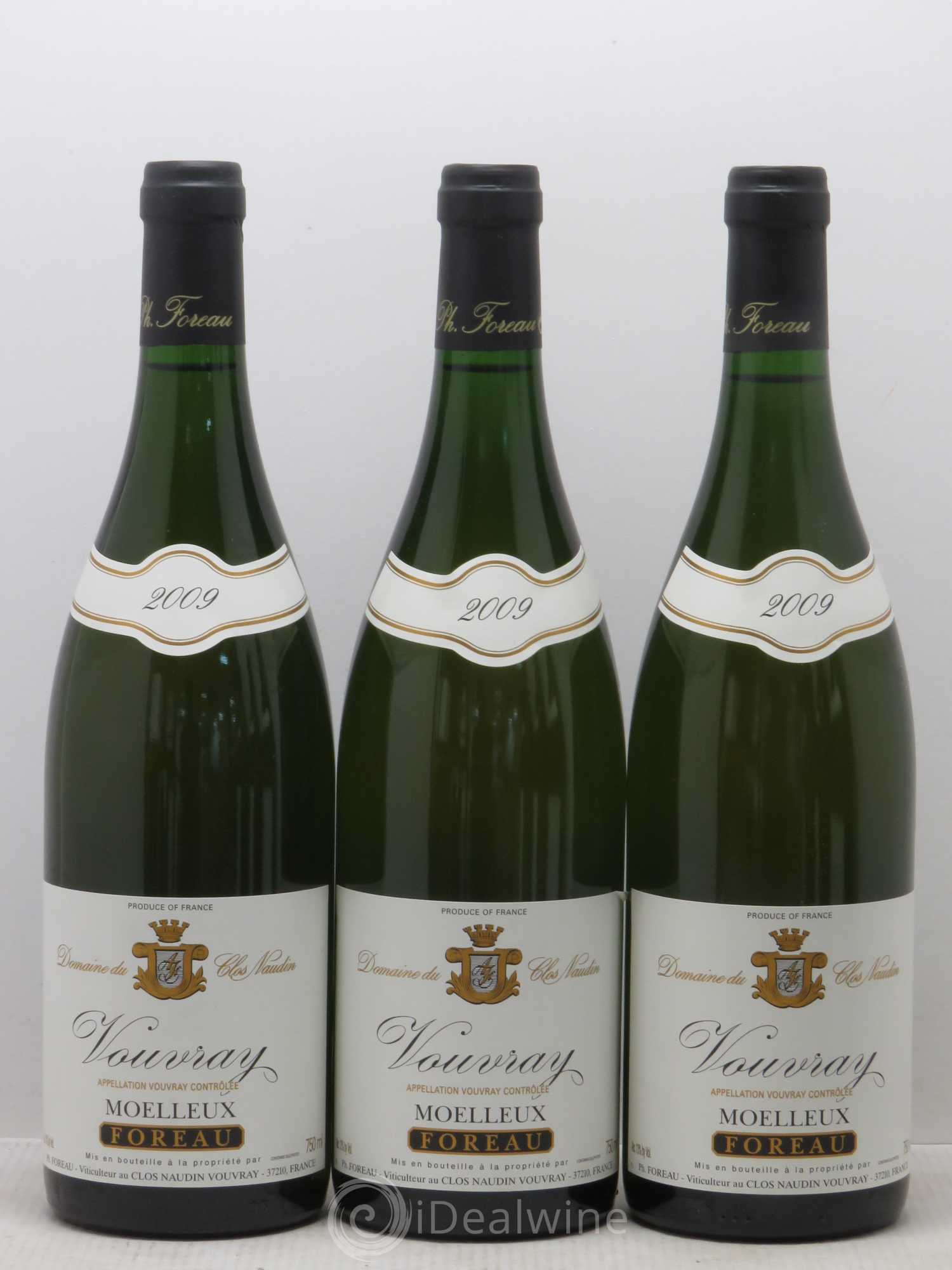 Vouvray Moelleux Réserve Clos Naudin - Philippe Foreau 2009 - Lotto di 6 bottiglie - 2
