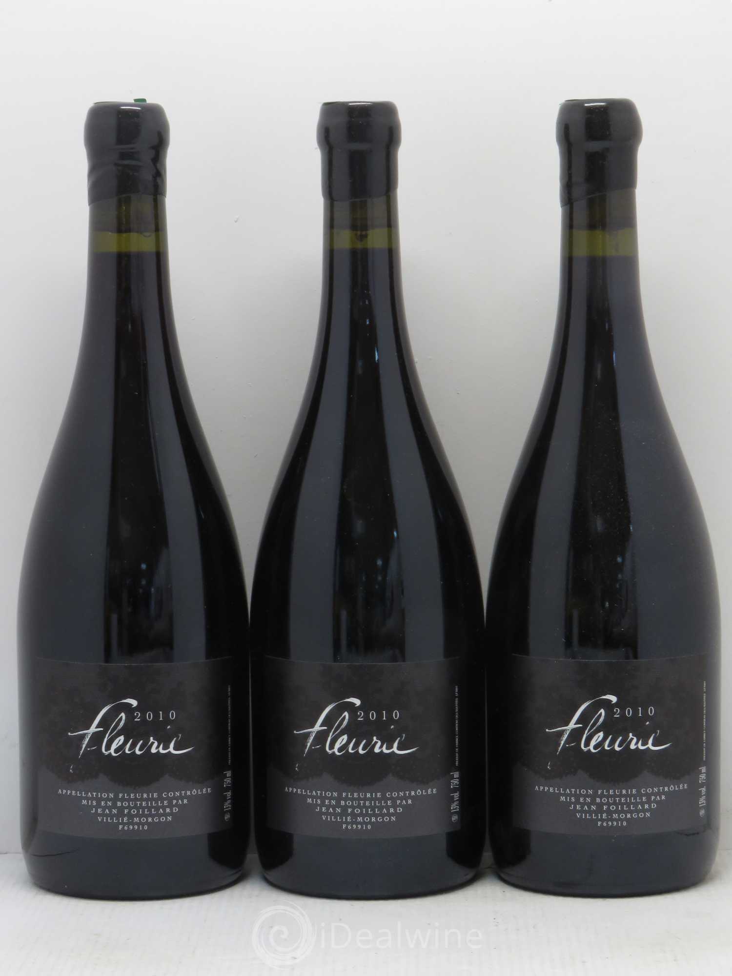 Fleurie Jean Foillard 2010 - Lot de 6 bouteilles - 1