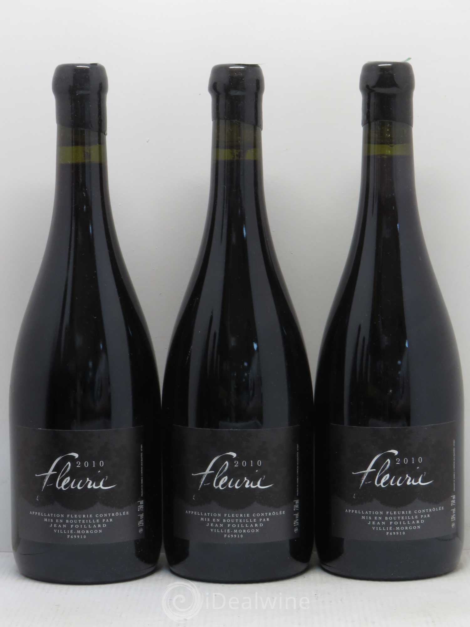 Fleurie Jean Foillard 2010 - Lot de 6 bouteilles - 1