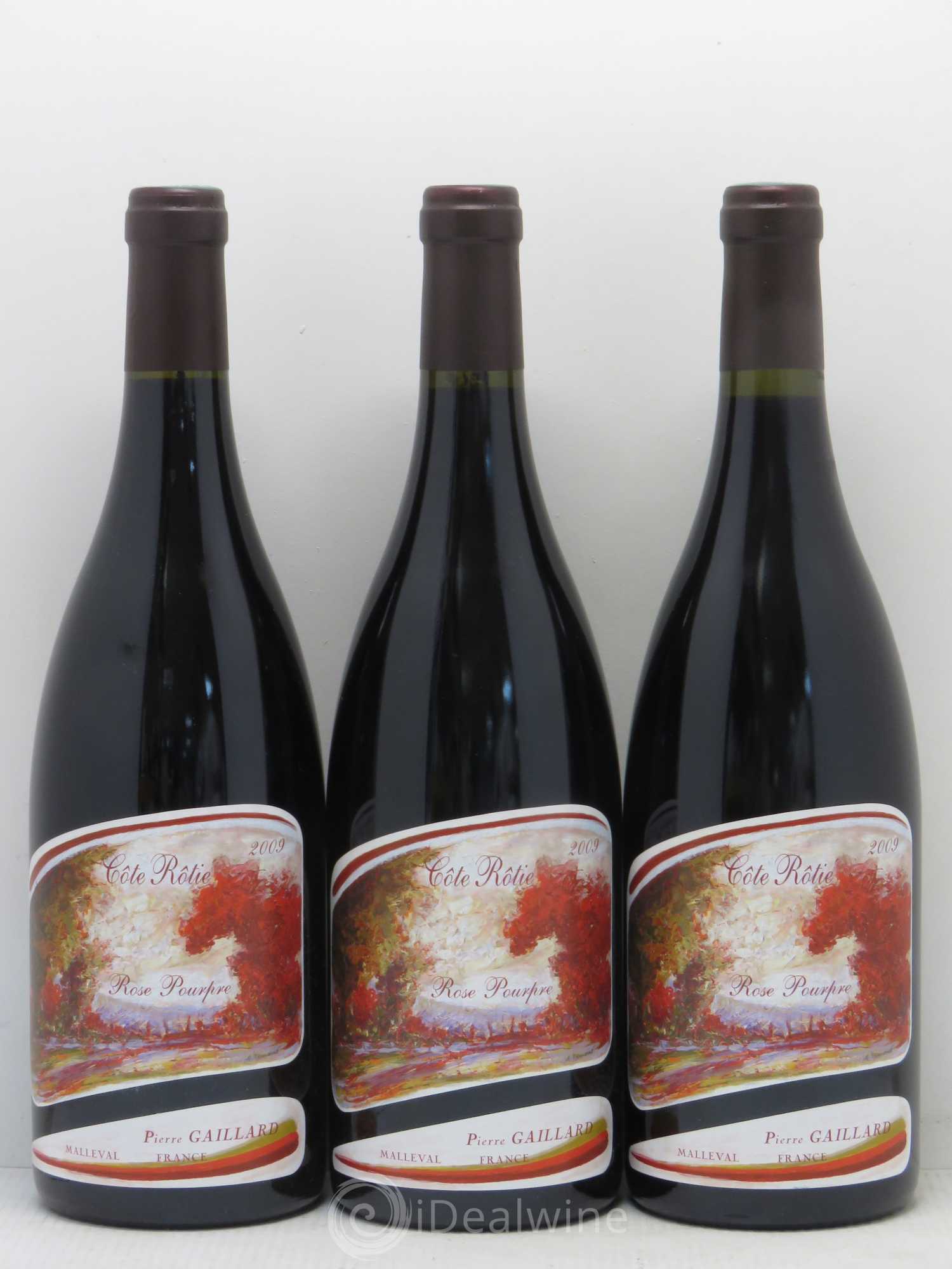 Côte-Rôtie Rose Pourpre Pierre Gaillard 2009 - Lot de 3 bouteilles - 0