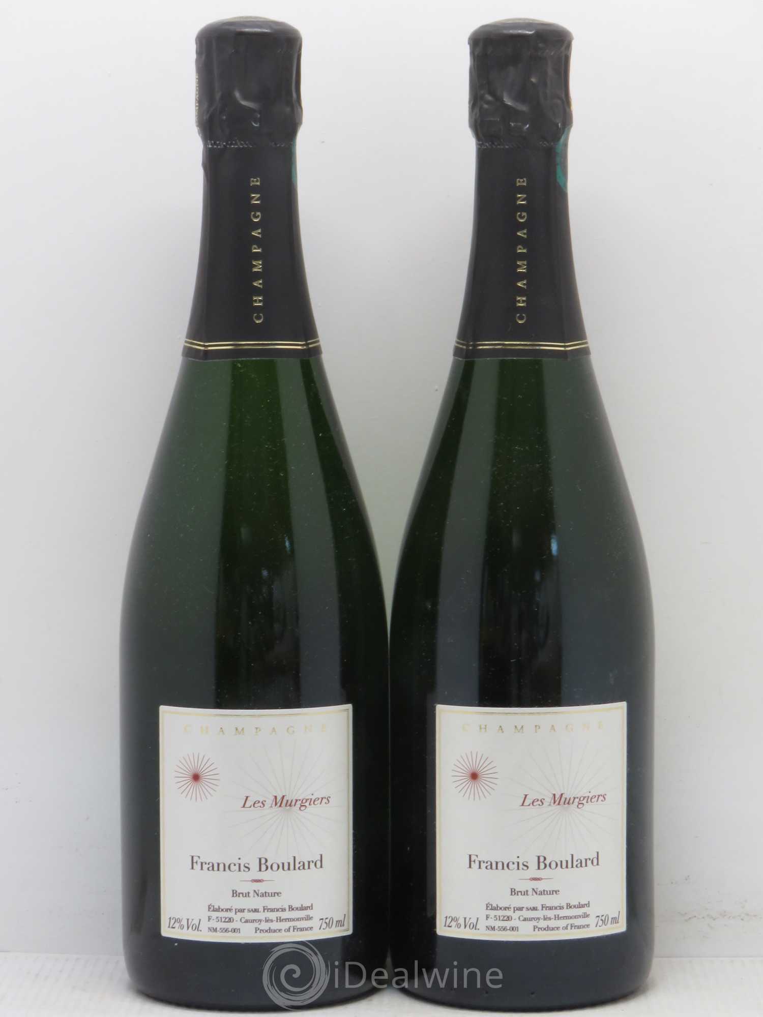 Les Murgiers Brut Nature Francis Boulard - Lot de 5 bouteilles - 2