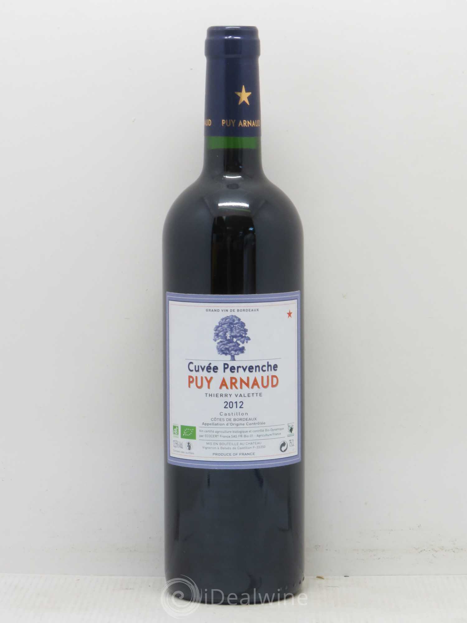 Clos Puy Arnaud - Cuvée Pervenche 2012 - Lot de 1 bouteille - 0