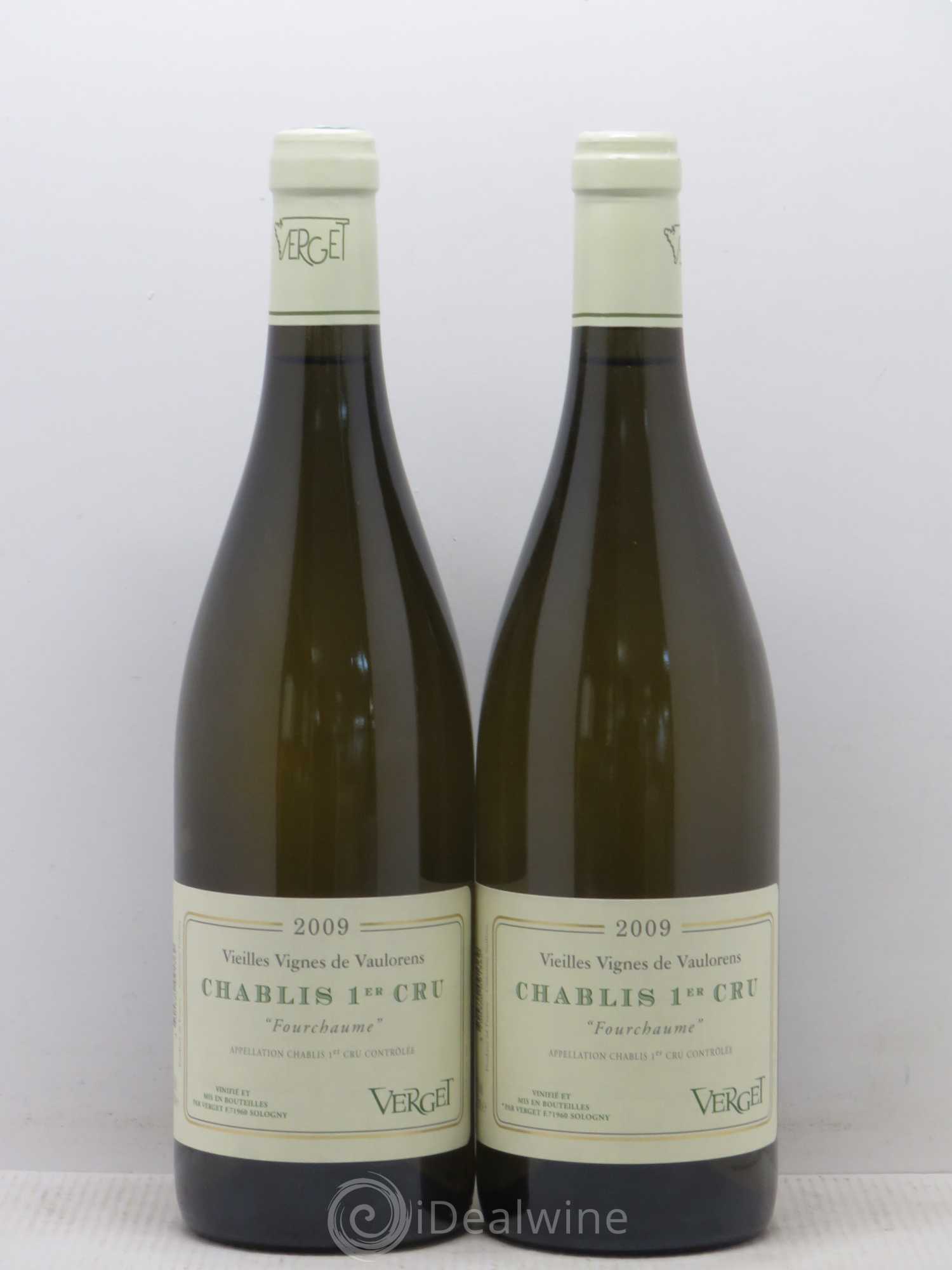 Chablis 1er Cru Fourchaume Verget 2009 - Posten von 2 Flaschen - 0