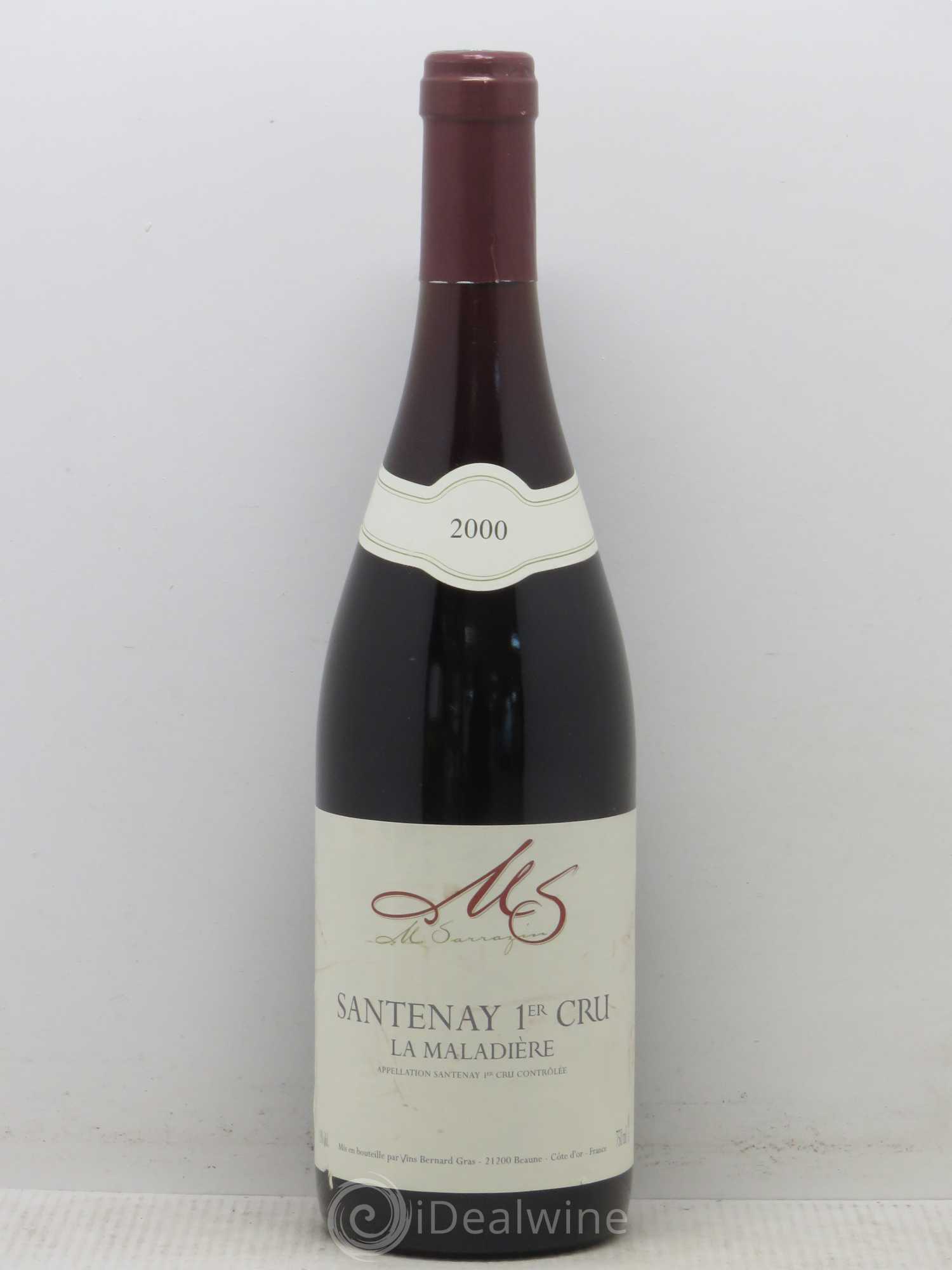 Santenay 1er Cru La Maladiere Beras 2000 - Posten von 1 Flasche - 0