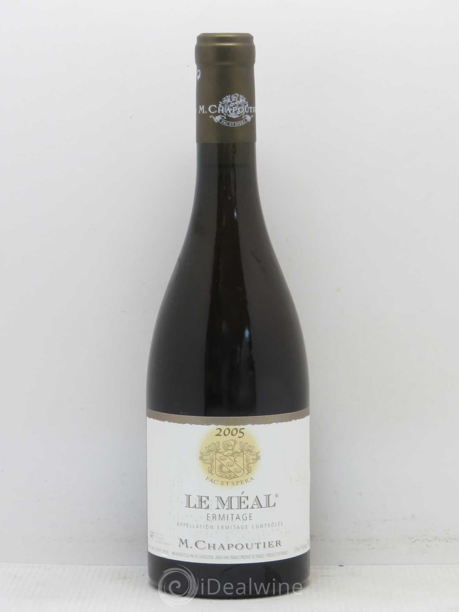 Hermitage Ermitage Le Méal Chapoutier 2005 - Lot de 1 bouteille - 0