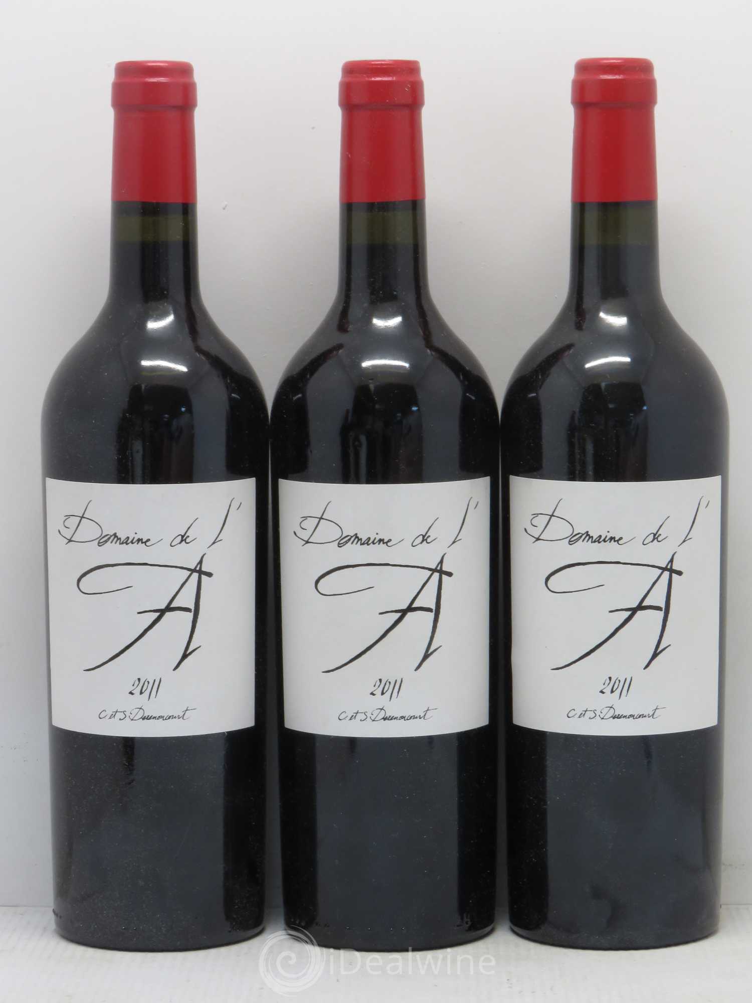 Domaine de l'A (sans prix de réserve) 2011 - Lot de 6 bouteilles - 1