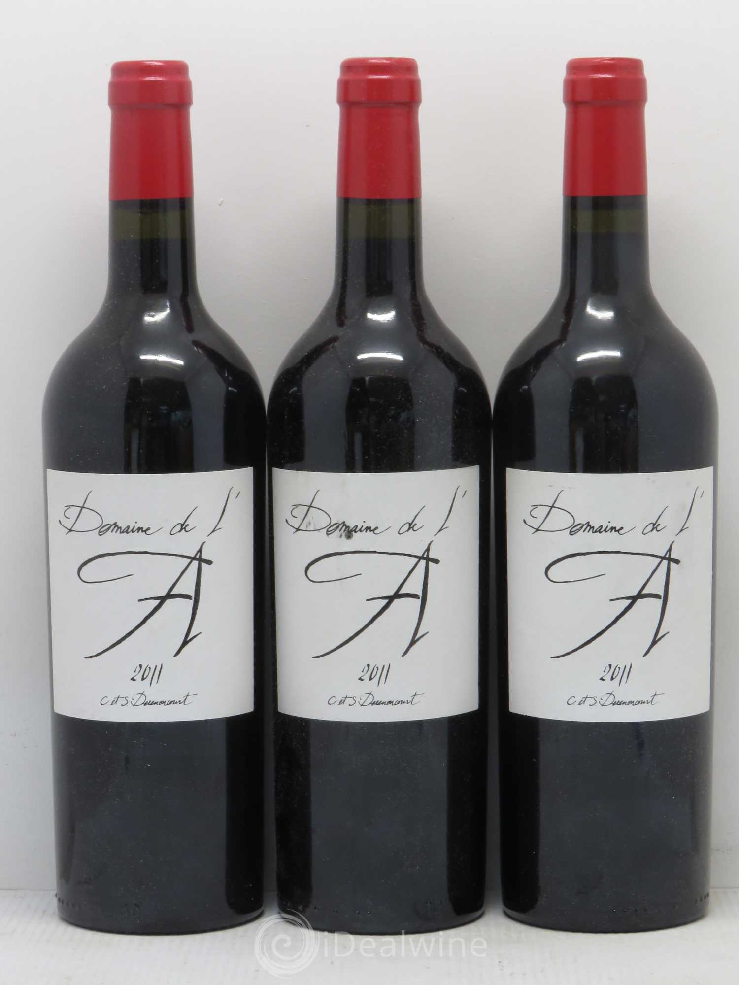 Domaine de l'A (sans prix de réserve) 2011 - Lot de 6 bouteilles - 2