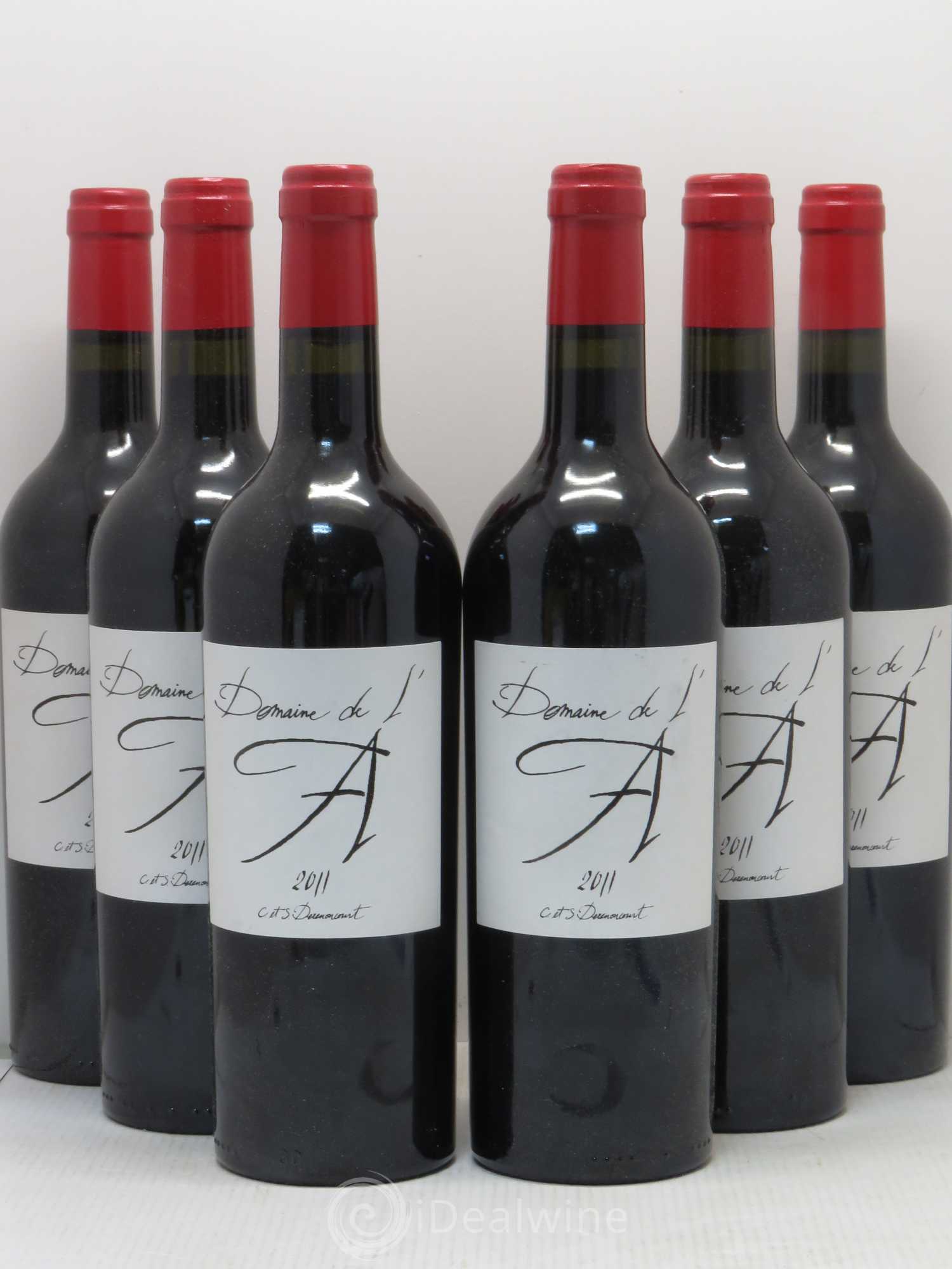 Domaine de l'A (sans prix de réserve) 2011 - Lot de 6 bouteilles - 0