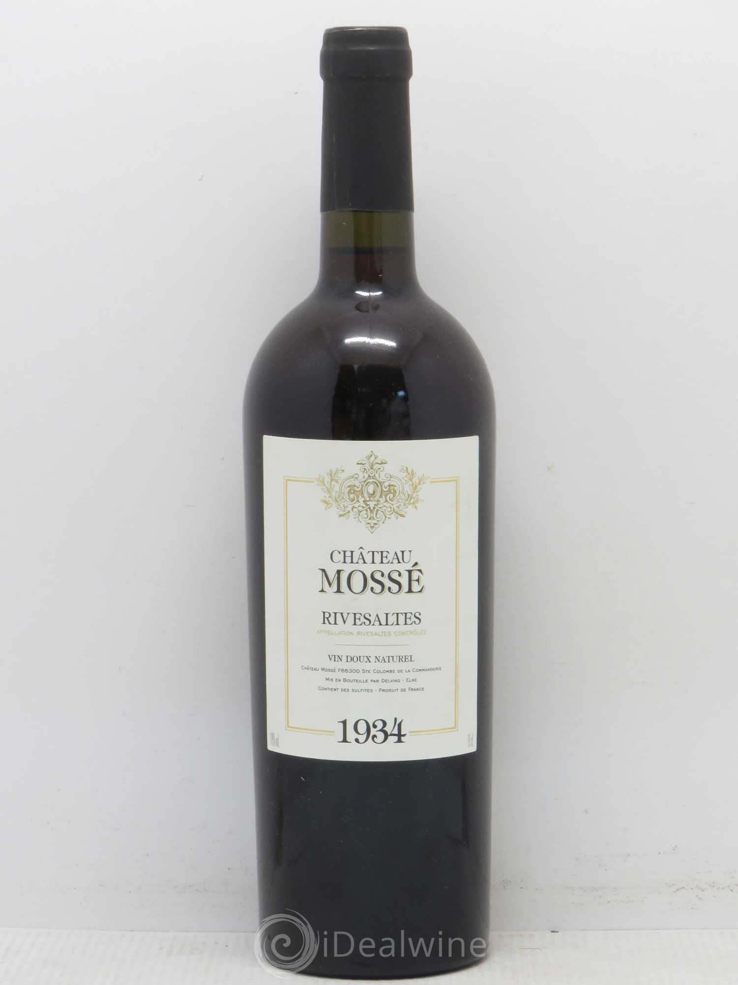 Rivesaltes Château Mossé 1934 - Posten von 1 Flasche - 0