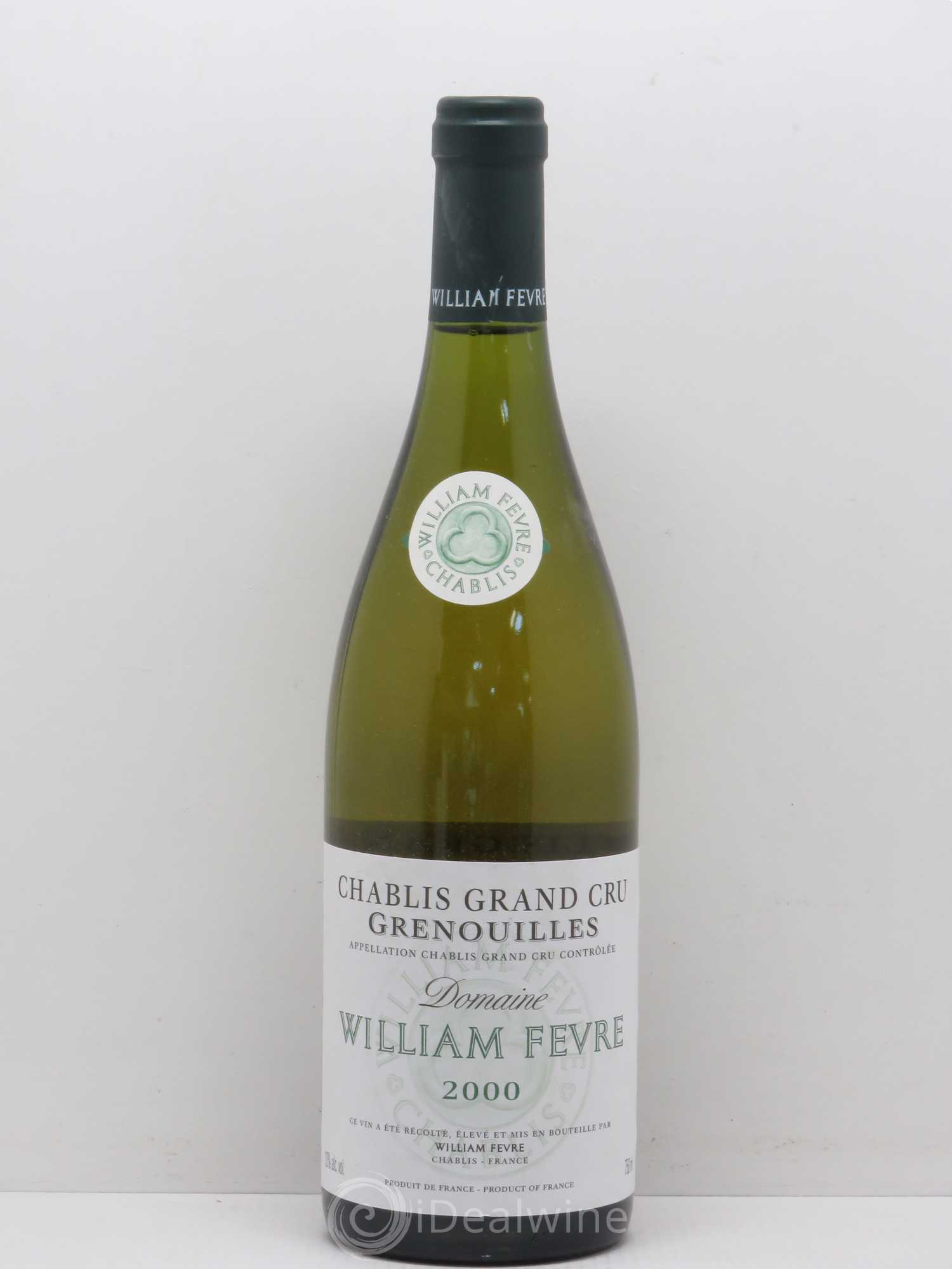 Chablis Grand Cru Grenouilles William Fèvre 2000 - Lot de 1 bouteille - 0