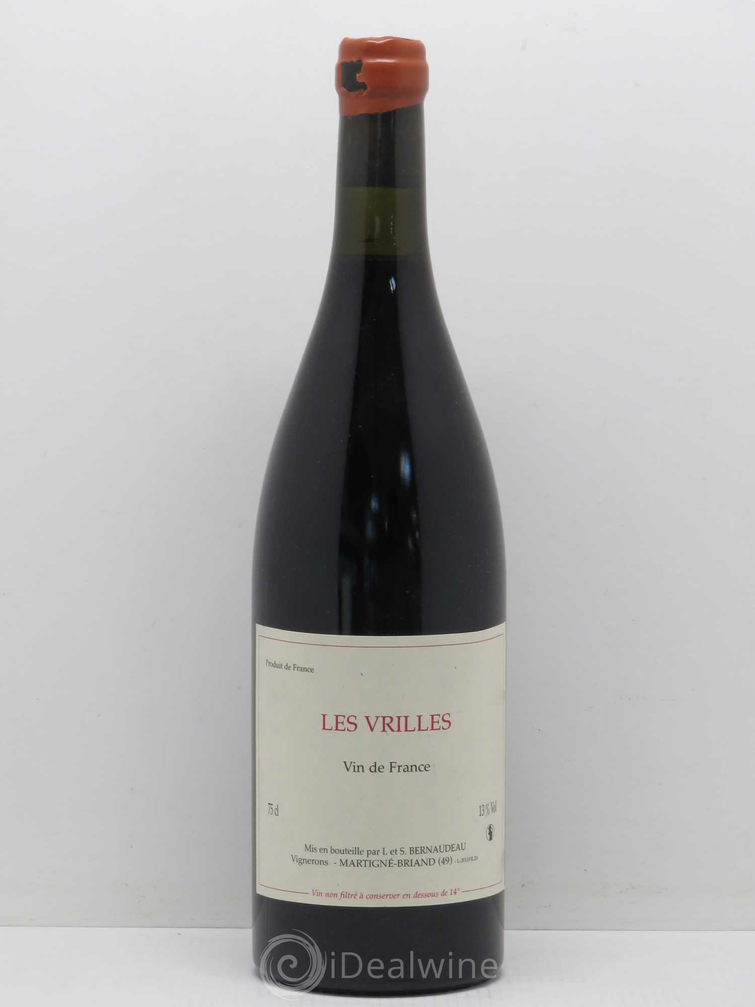 Vin de France Les Vrilles Stéphane Bernaudeau (Domaine) 2011 - Lot de 1 bouteille - 0