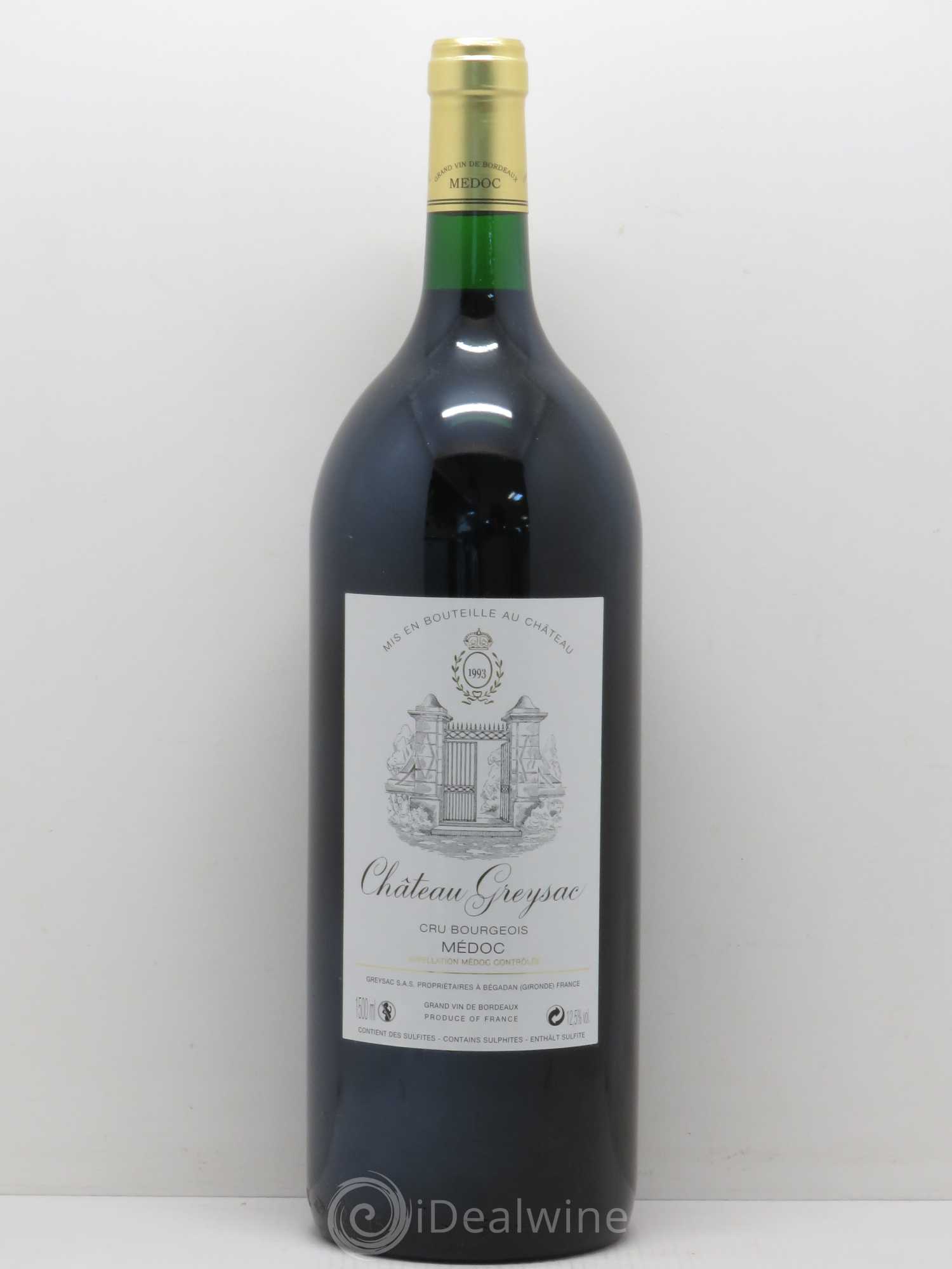 Château Greysac Cru Bourgeois (sans prix de réserve) 1993 - Lot de 1 magnum - 0