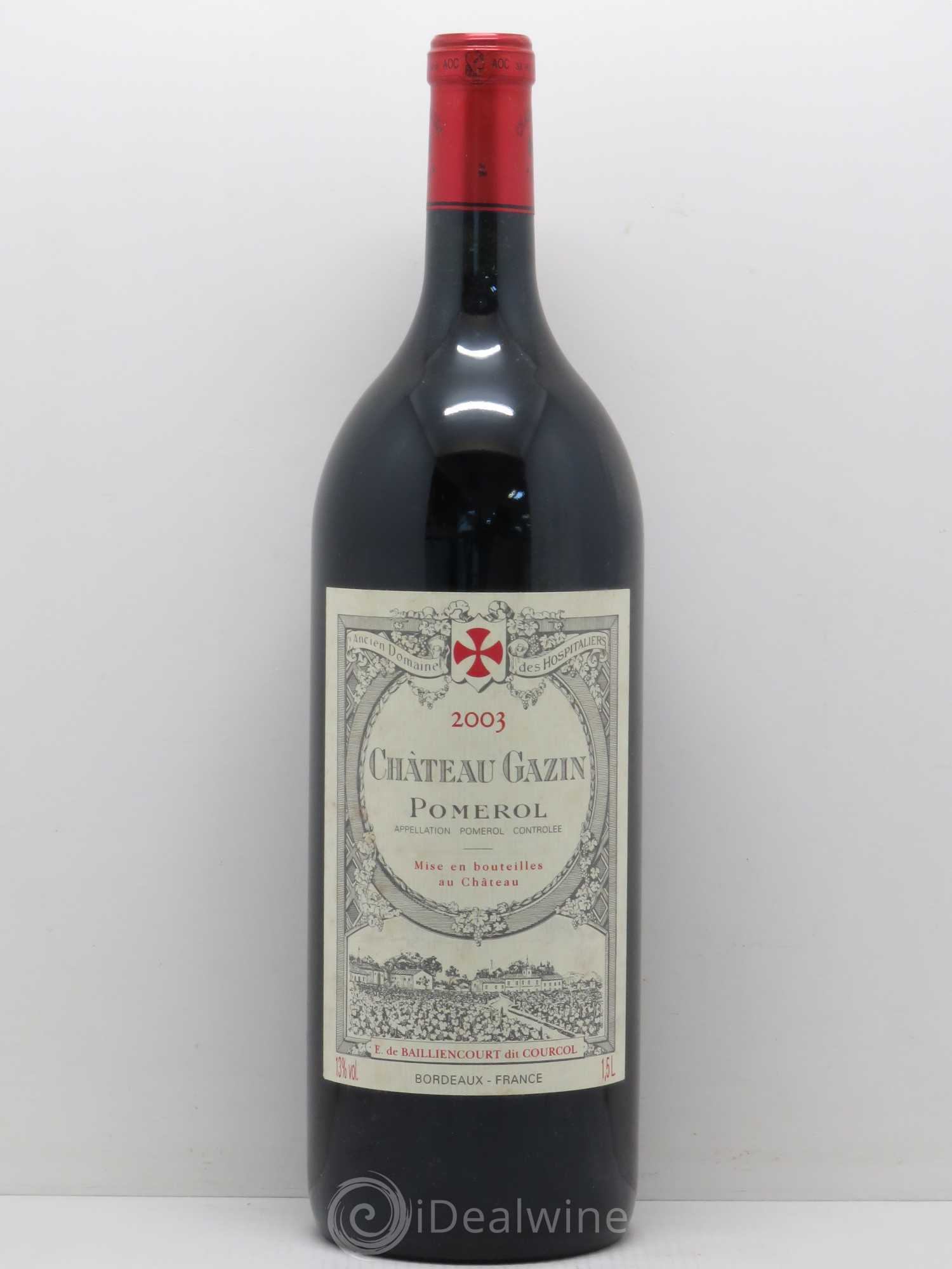 Château Gazin 2003 - Lot de 1 magnum - 0