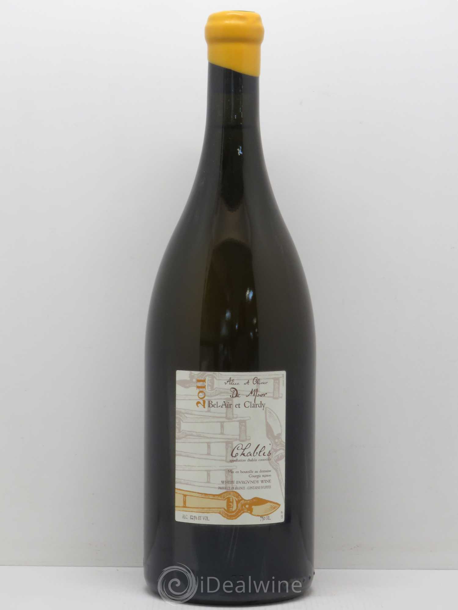 Chablis Belair Et Clardys De Moor 2011 - Posten von 1 Magnum - 0