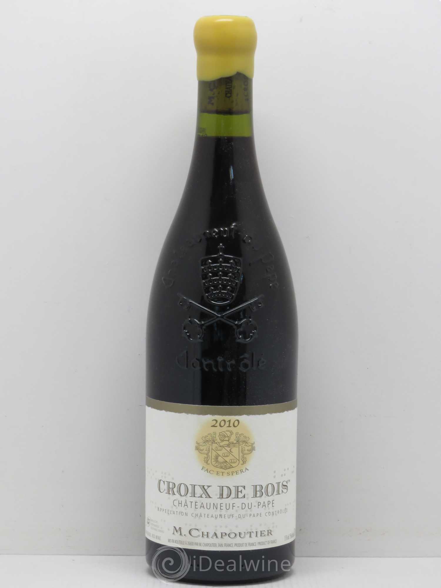 Châteauneuf-du-Pape Croix de Bois Chapoutier 2010 - Lot de 1 bouteille - 0
