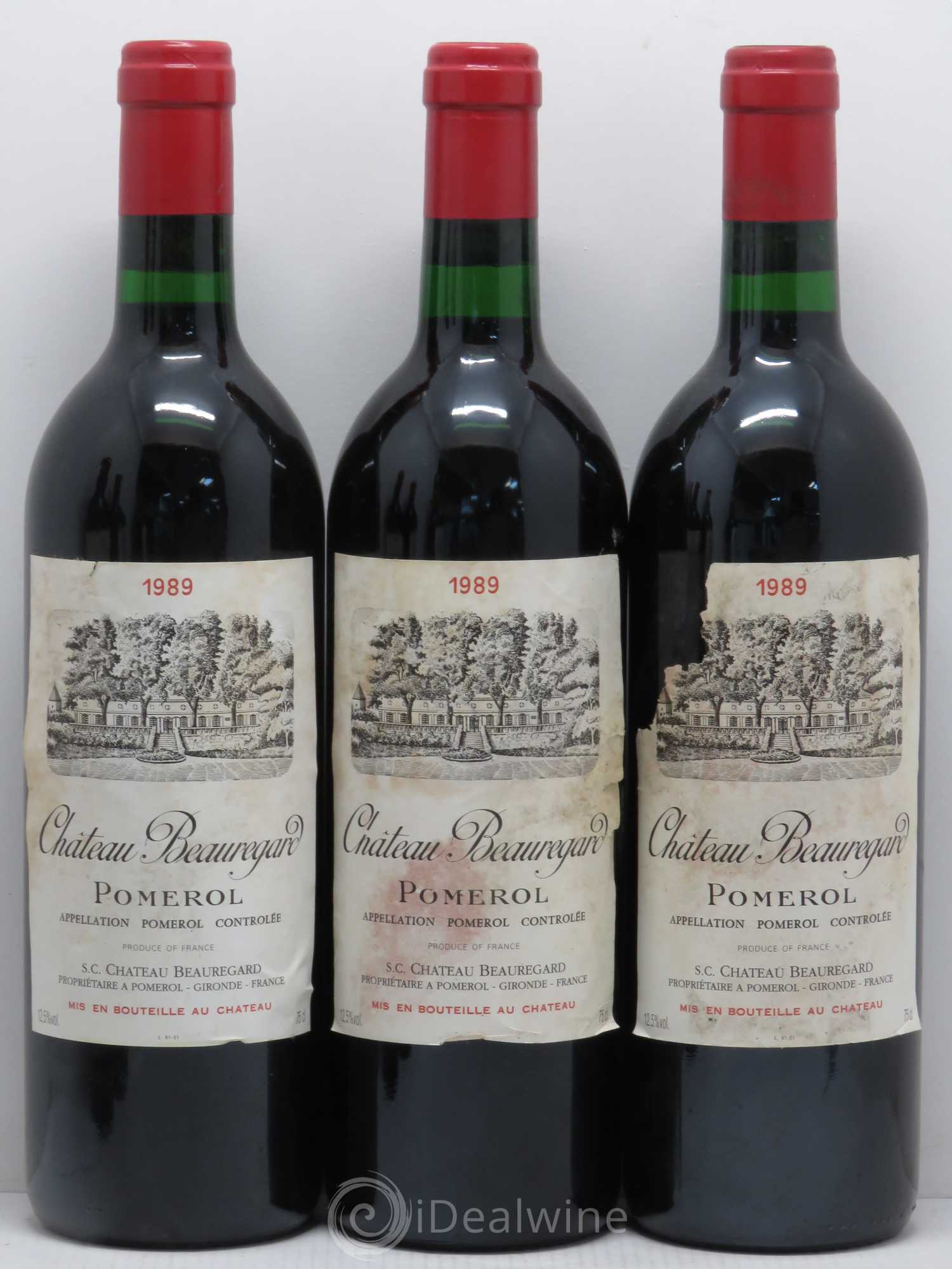 Château Beauregard 1989 - Lot de 6 bouteilles - 1