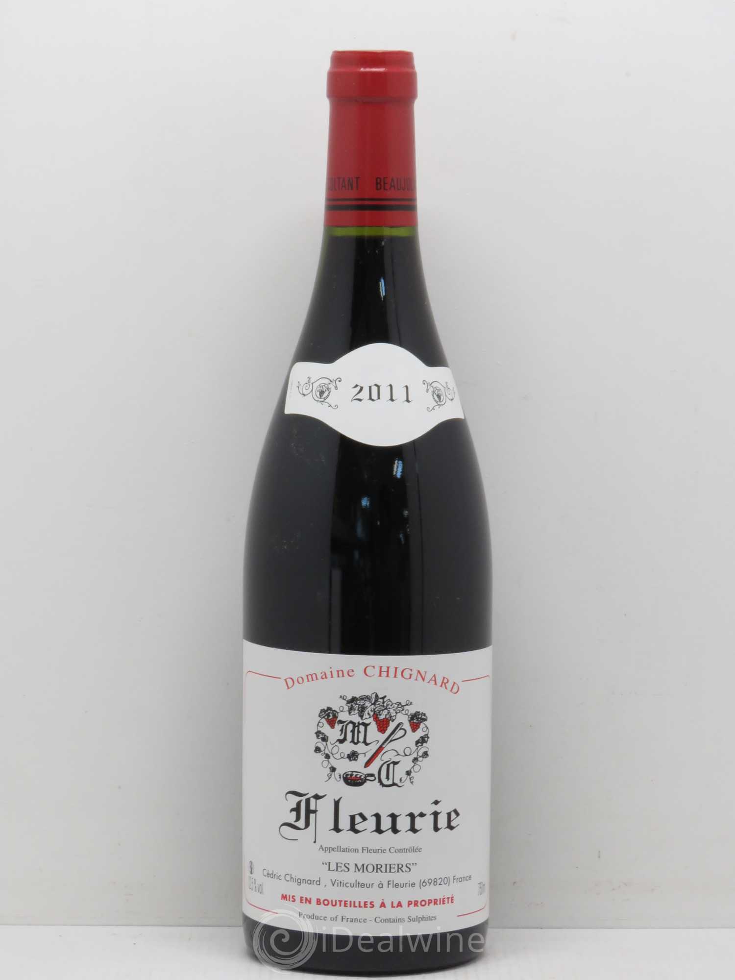 Fleurie Les Moriers Chignard (Domaine) 2011 - Lot de 1 bouteille - 0