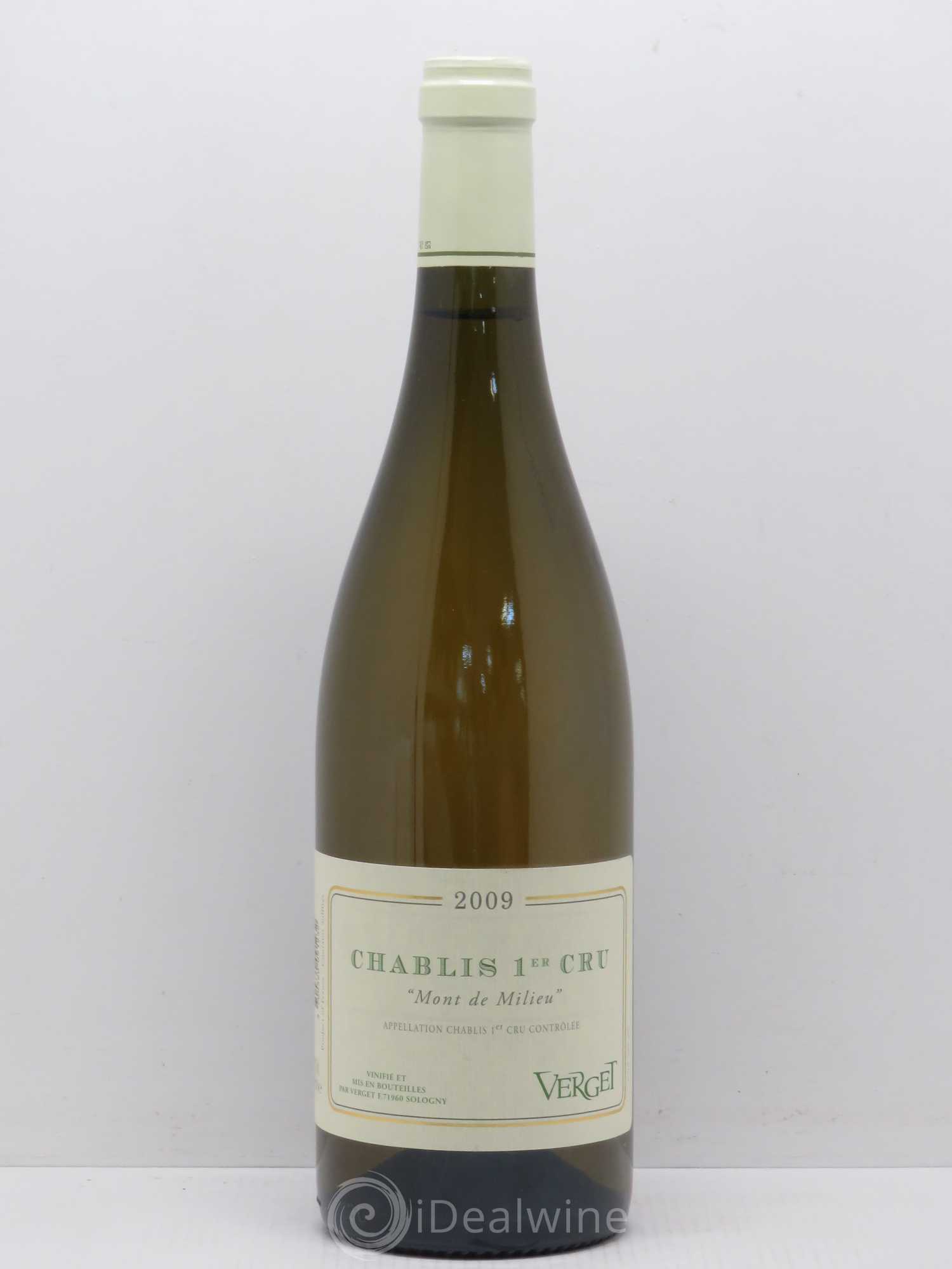 Chablis 1er Cru Mont de Milieu Verget 2009 - Lot de 1 bouteille - 0