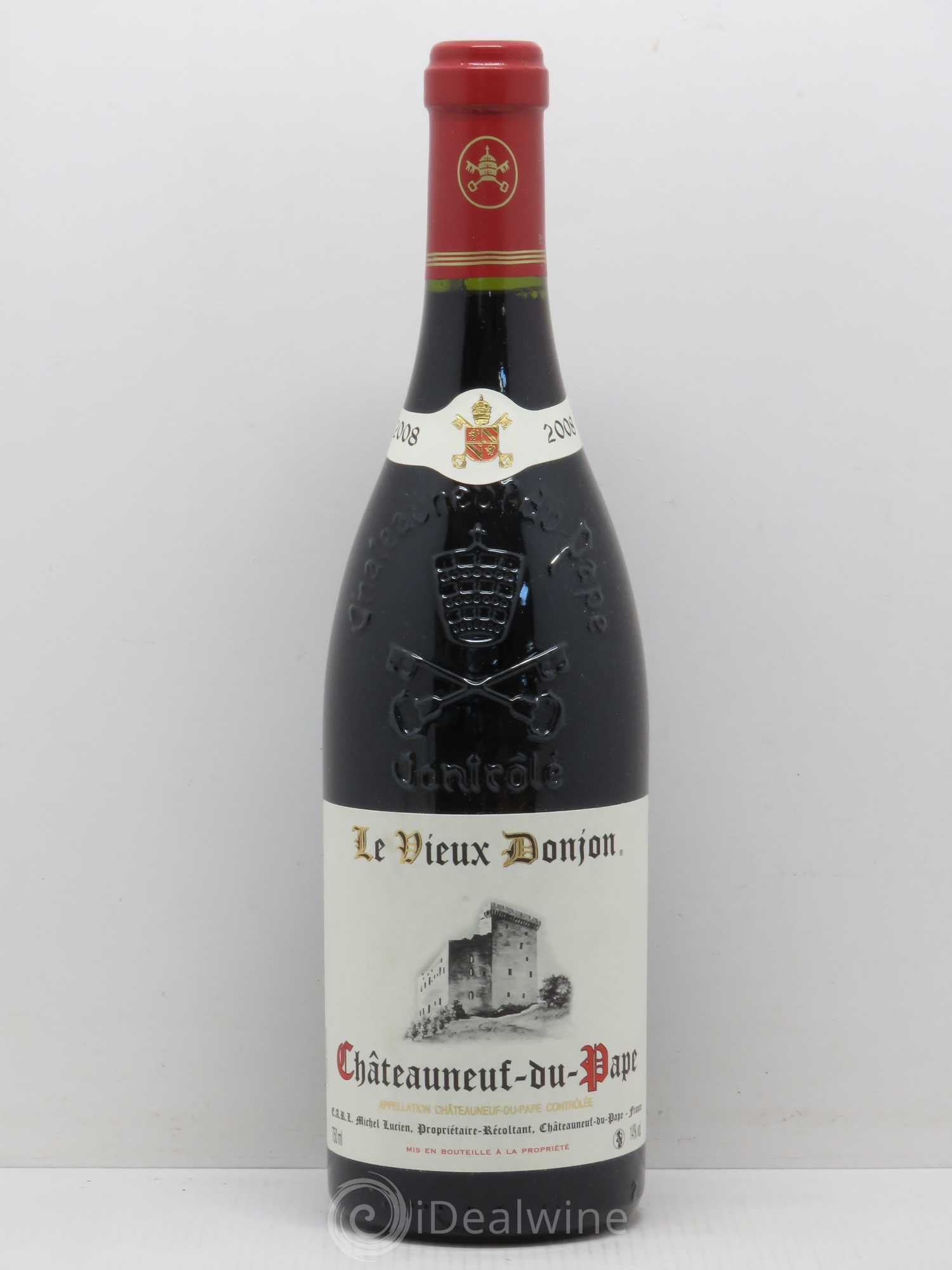 Châteauneuf-du-Pape Le Vieux Donjon Michel Lucien 2008 - Lot de 1 bouteille - 0