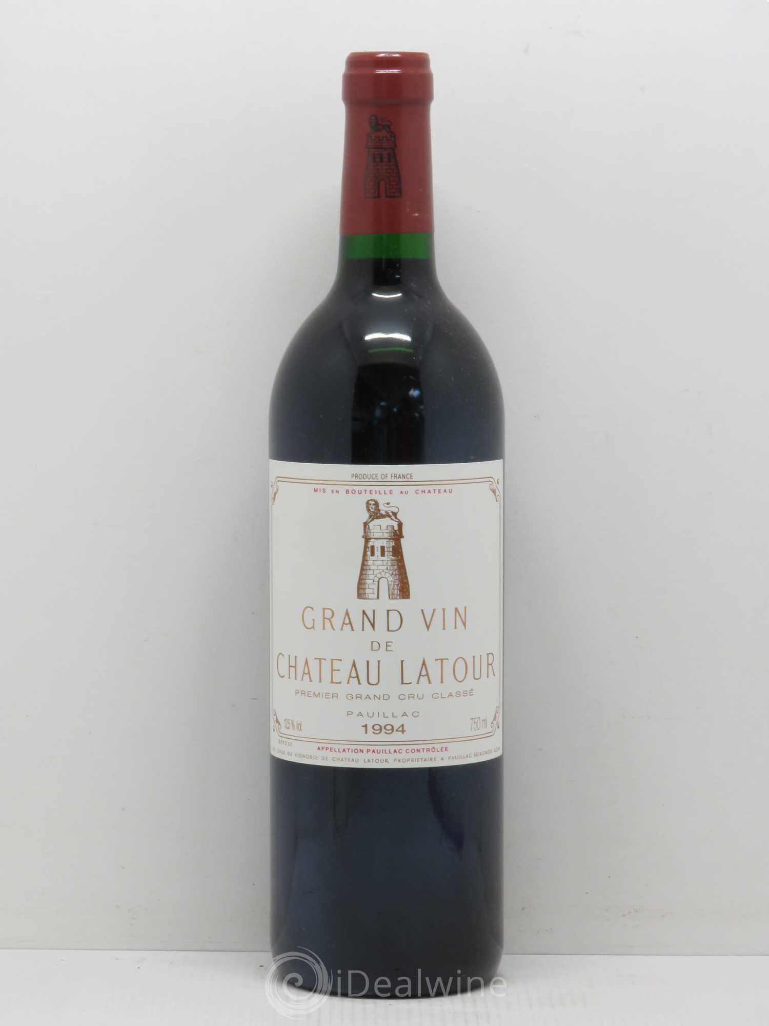 Château Latour 1er Grand Cru Classé 1994 - Lot de 1 bouteille - 0