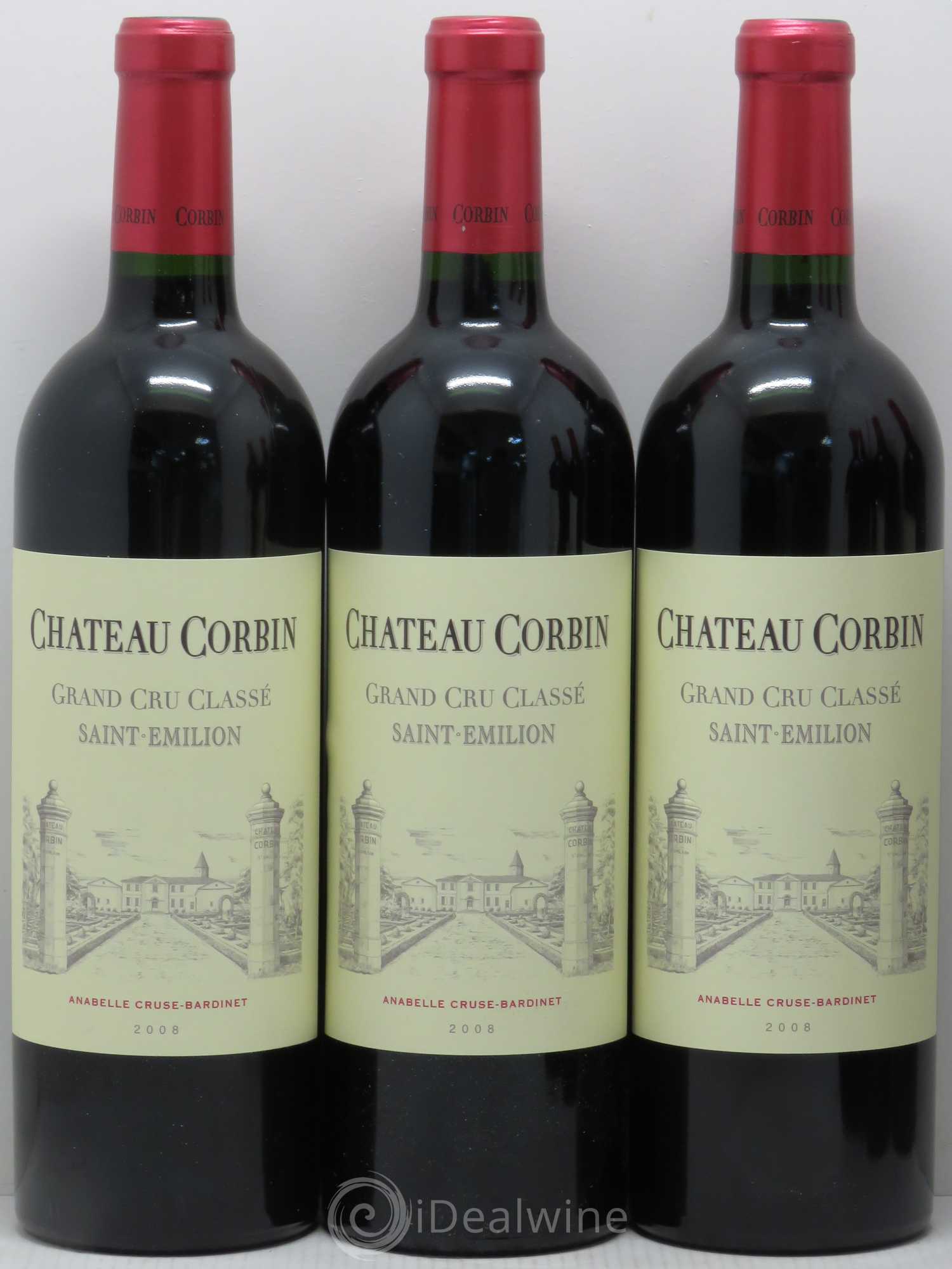 Château Corbin Grand Cru Classé 2008 - Lot de 12 bouteilles - 3