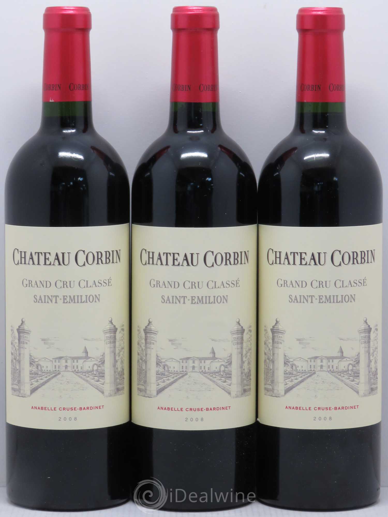 Château Corbin Grand Cru Classé 2008 - Lot de 12 bouteilles - 4