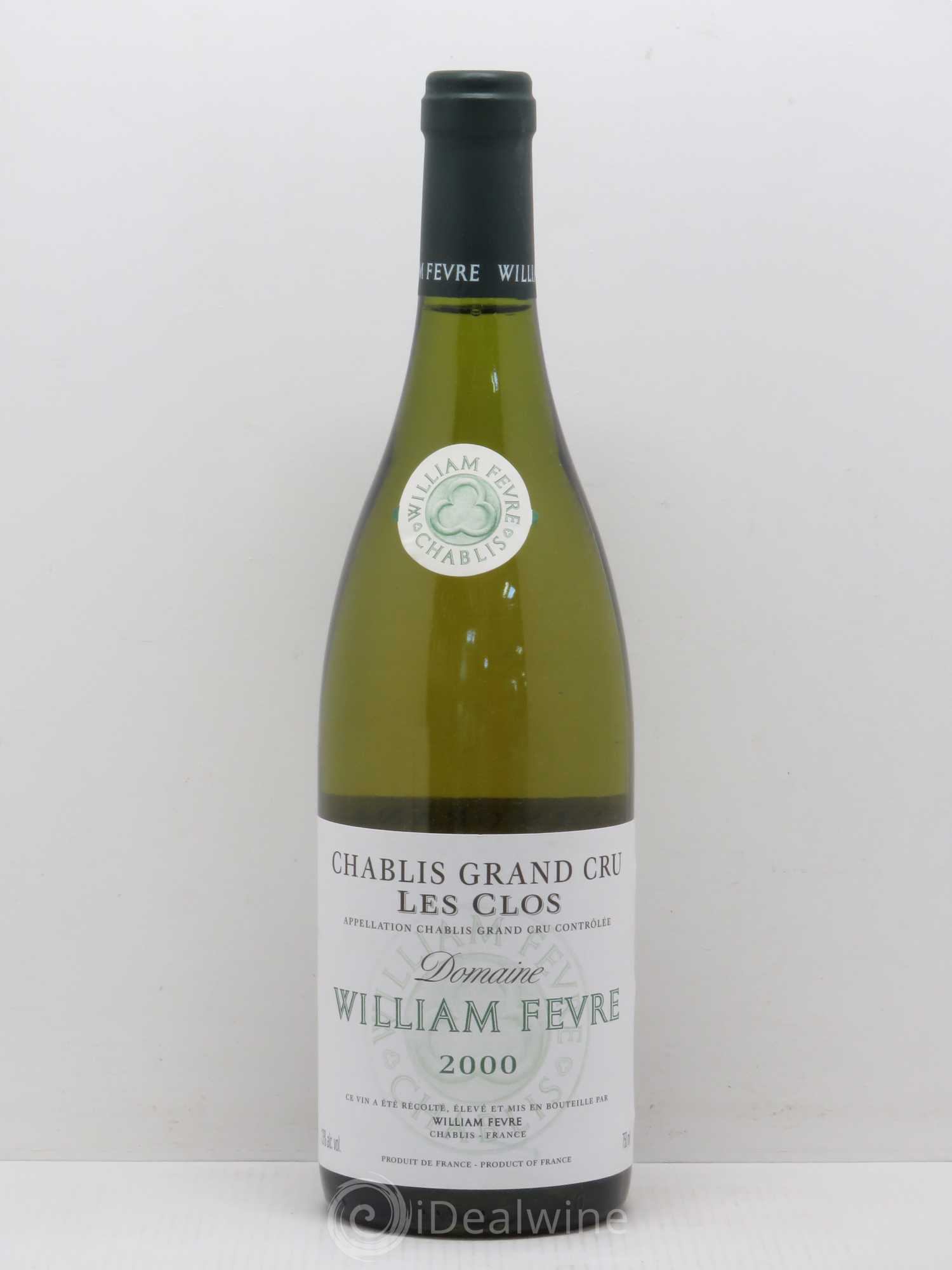 Chablis Grand Cru Les Clos William Fèvre 2000 - Lot de 1 bouteille - 0