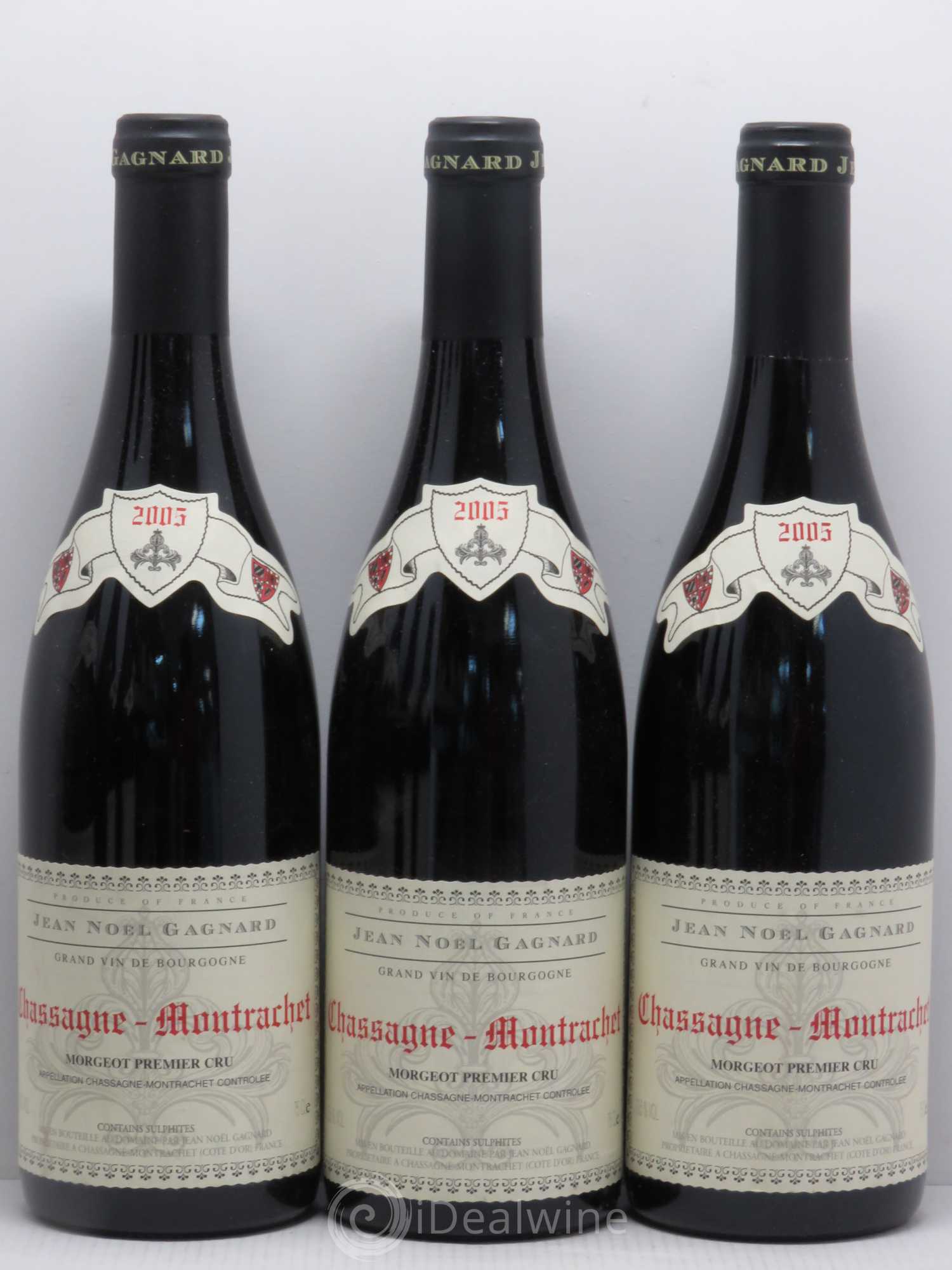 Chassagne-Montrachet 1er Cru Morgeot Gagnard (sans prix de réserve) 2005 - Lotto di 6 bottiglie - 1