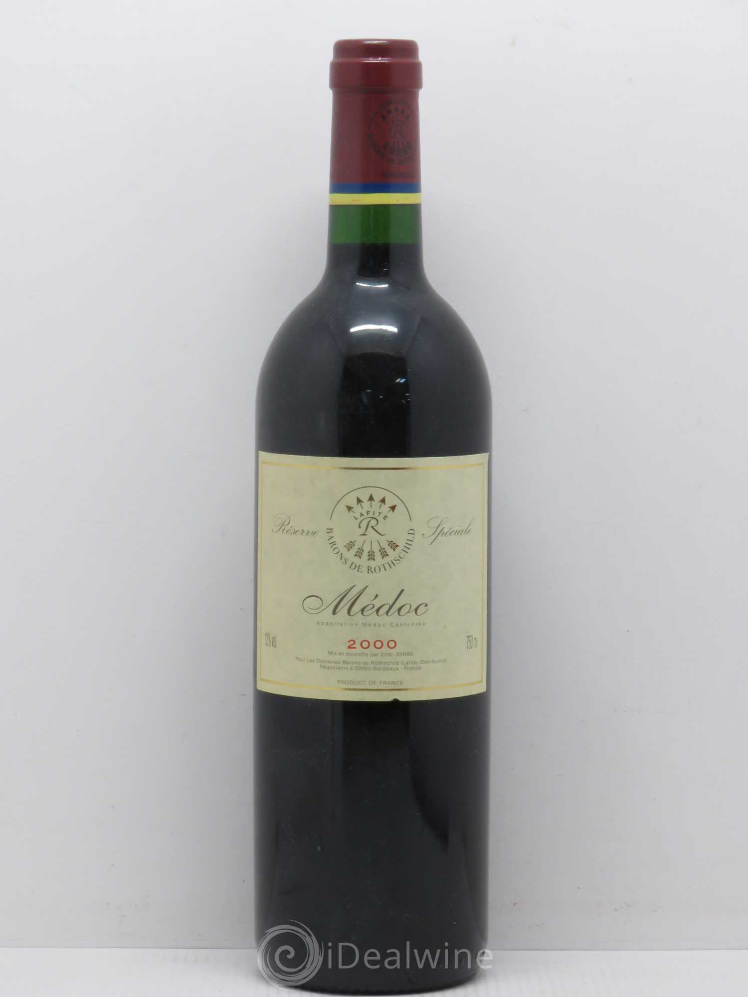 Bordeaux Réserve Spéciale Baron de Rothschild 2000 - Posten von 1 Flasche - 0