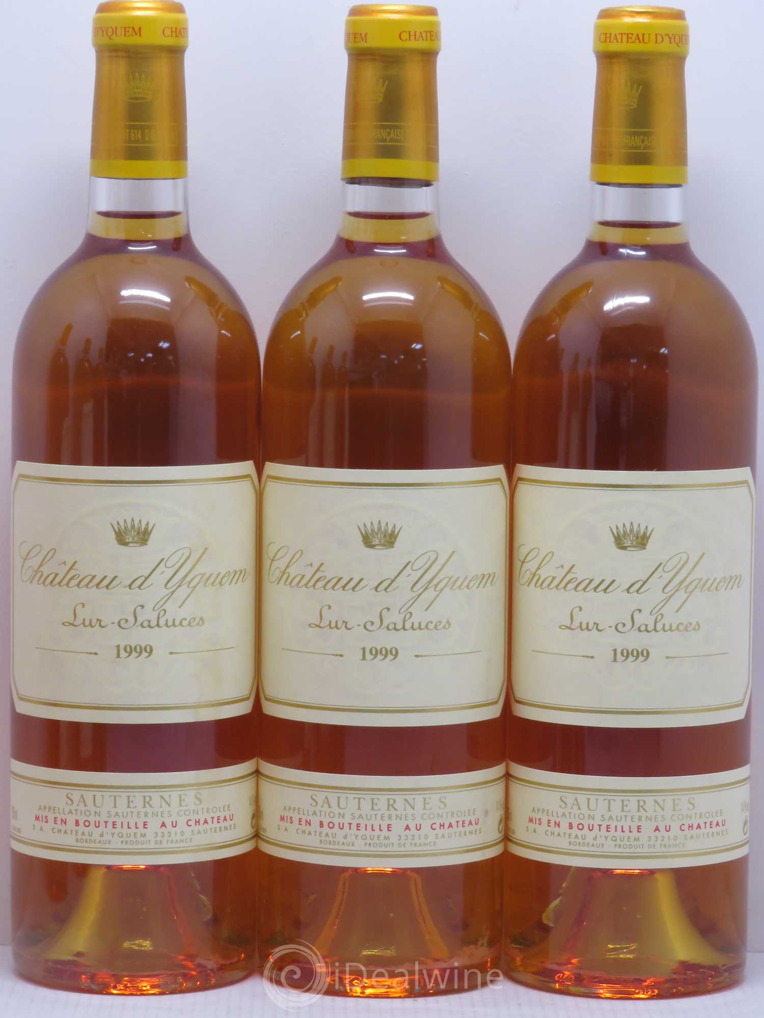 Château d' Yquem 1er Cru Classé Supérieur 1999 - Lotto di 6 bottiglie - 1