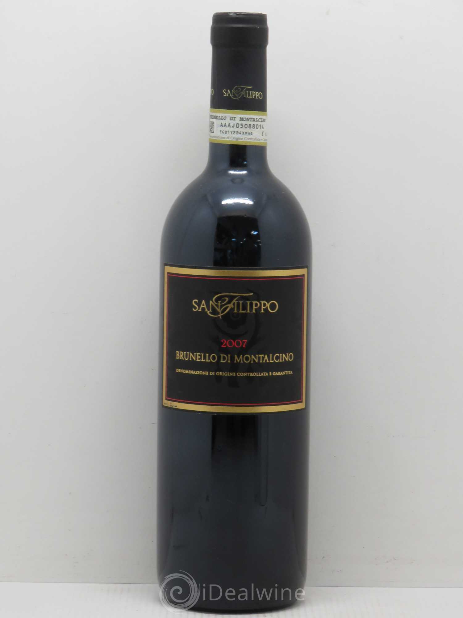 Brunello di Montalcino San Filippo 2007 - Lot de 1 bouteille - 0