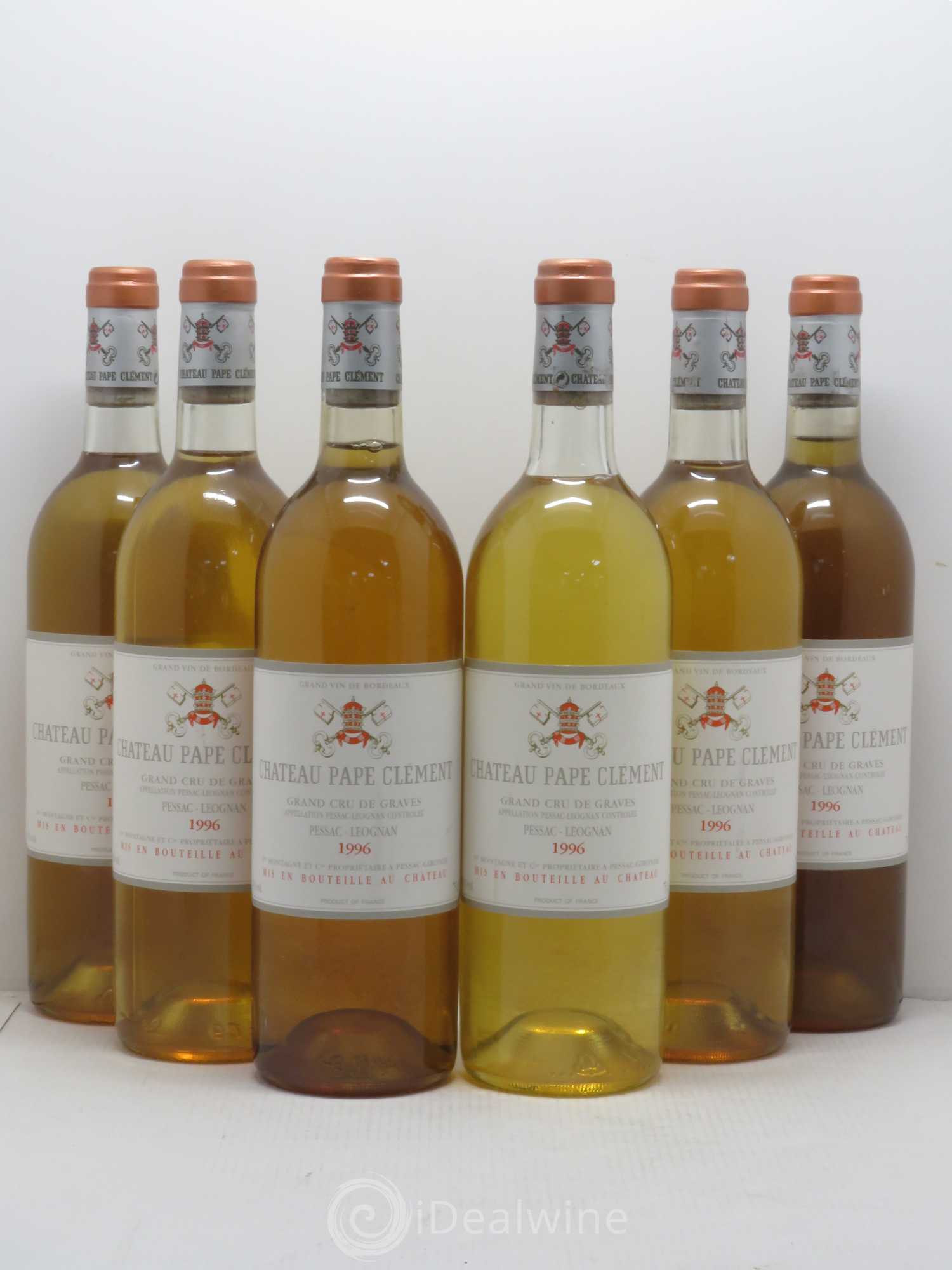 Château Pape Clément (sans prix de réserve) 1996 - Lot de 6 bouteilles - 0