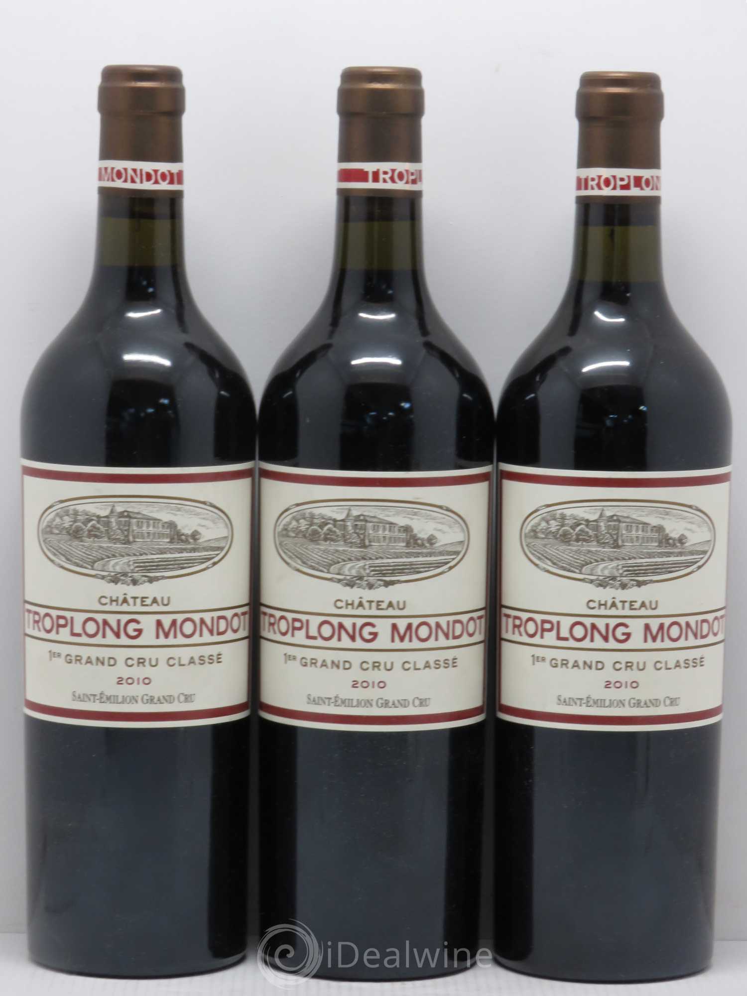 Château Troplong Mondot 1er Grand Cru Classé B 2010 - Lot de 6 bouteilles - 1