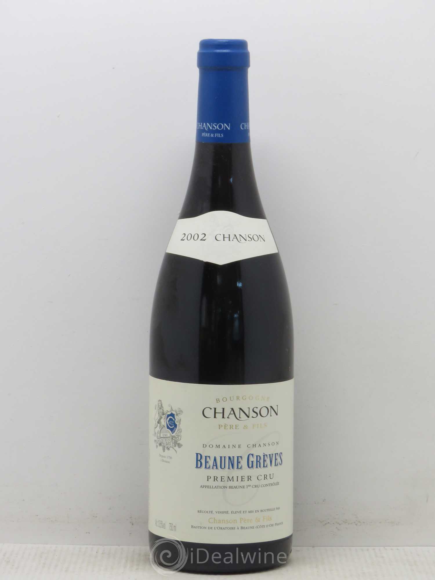 Beaune 1er Cru Greves Chanson 2002 - Lot de 1 bouteille - 0