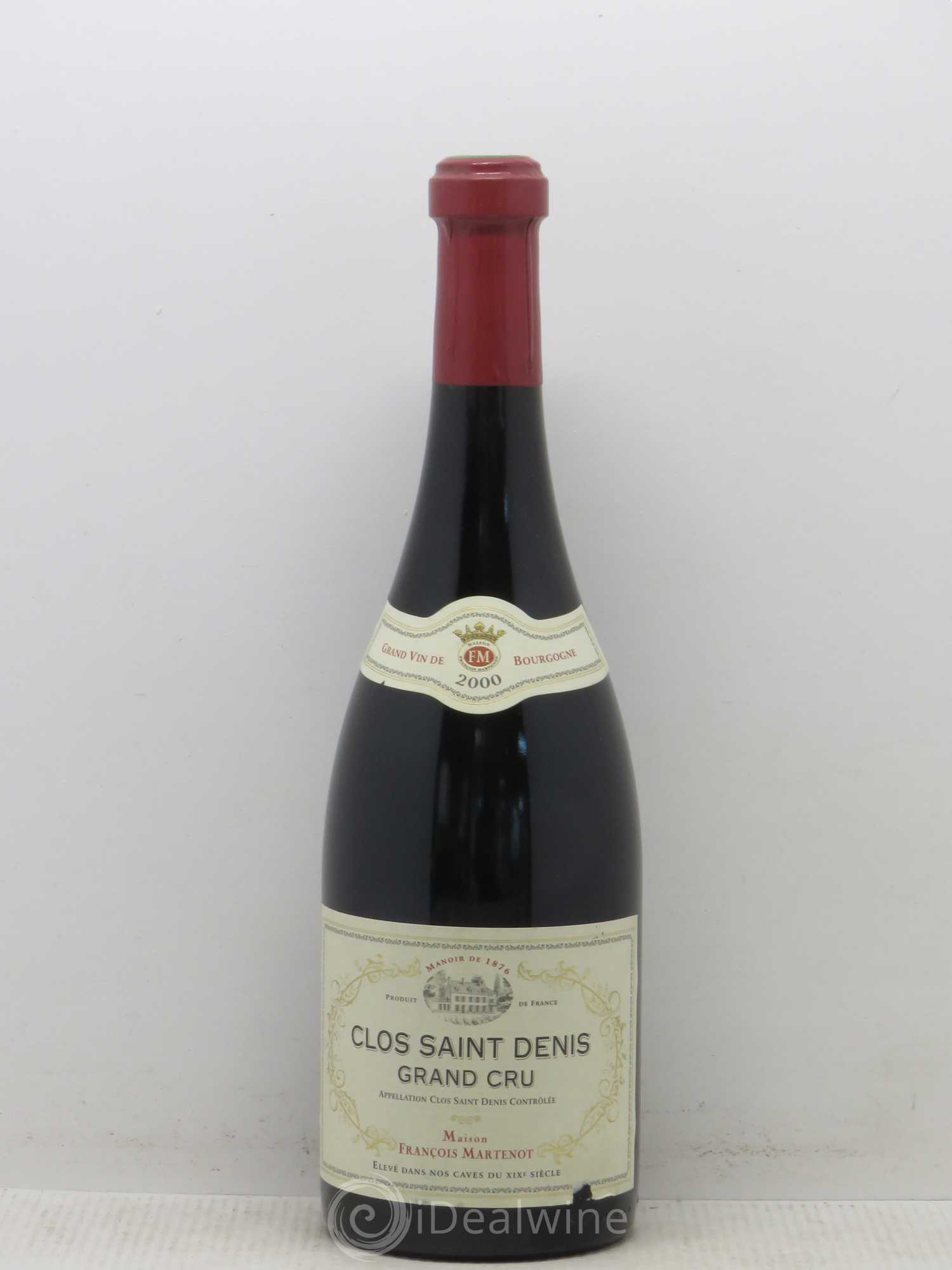Clos Saint-Denis Grand Cru Martenot 2000 - Lot de 1 bouteille - 0