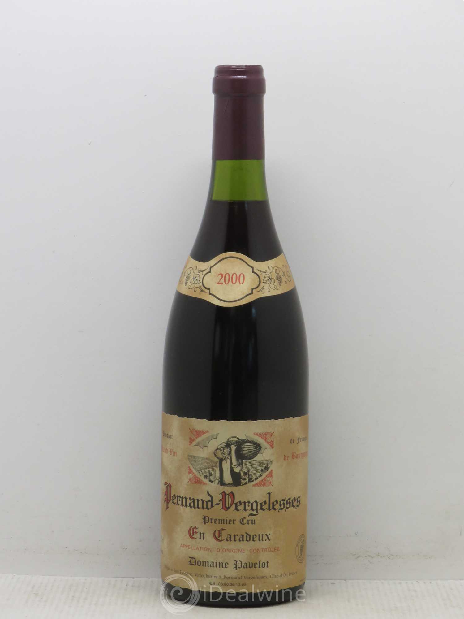 Pernand-Vergelesses 1er Cru En Caradeux Domaine Pavelot 2000 - Posten von 1 Flasche - 0