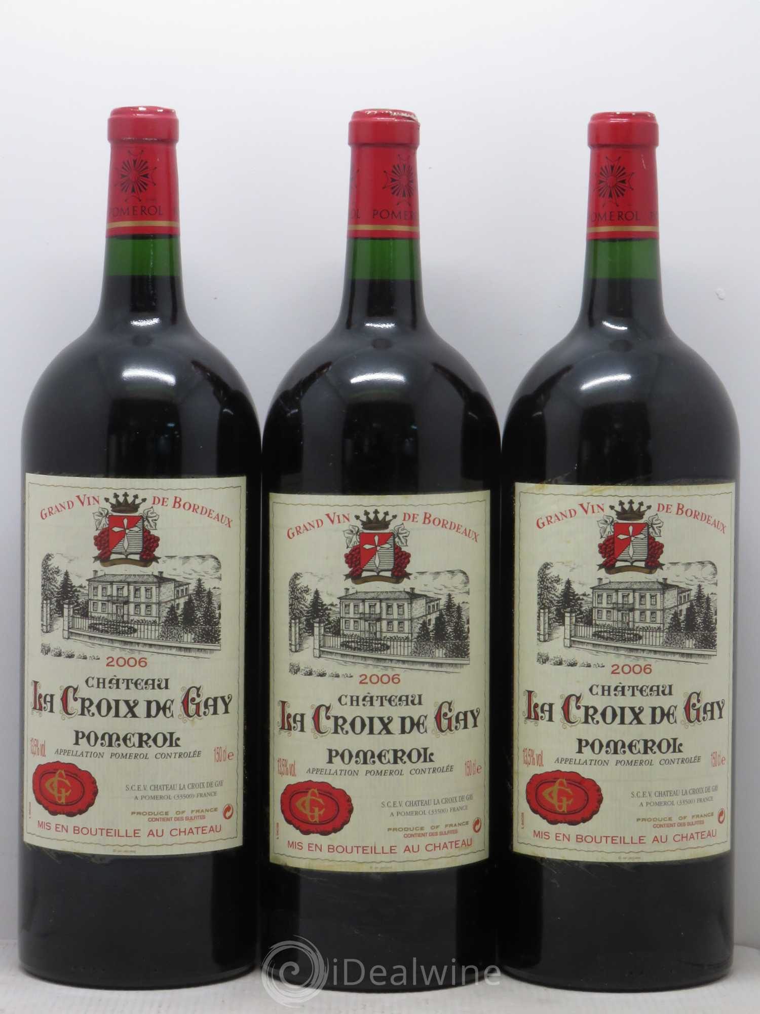 Château la Croix de Gay 2006 - Lot de 3 magnums - 0